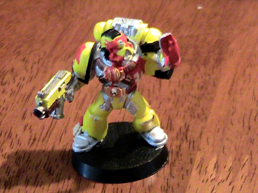 Angry, Budget, Cheap, Codex, Conversion, Fist, Humor, Imperial, Imperial Fists, Ork Abuse, Space Marines, Vengeance, Yellow