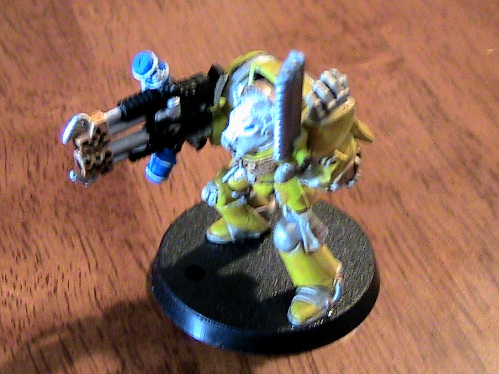 Angry, Budget, Cheap, Codex, Conversion, Fist, Humor, Imperial, Imperial Fists, Ork Abuse, Space Marines, Vengeance, Yellow