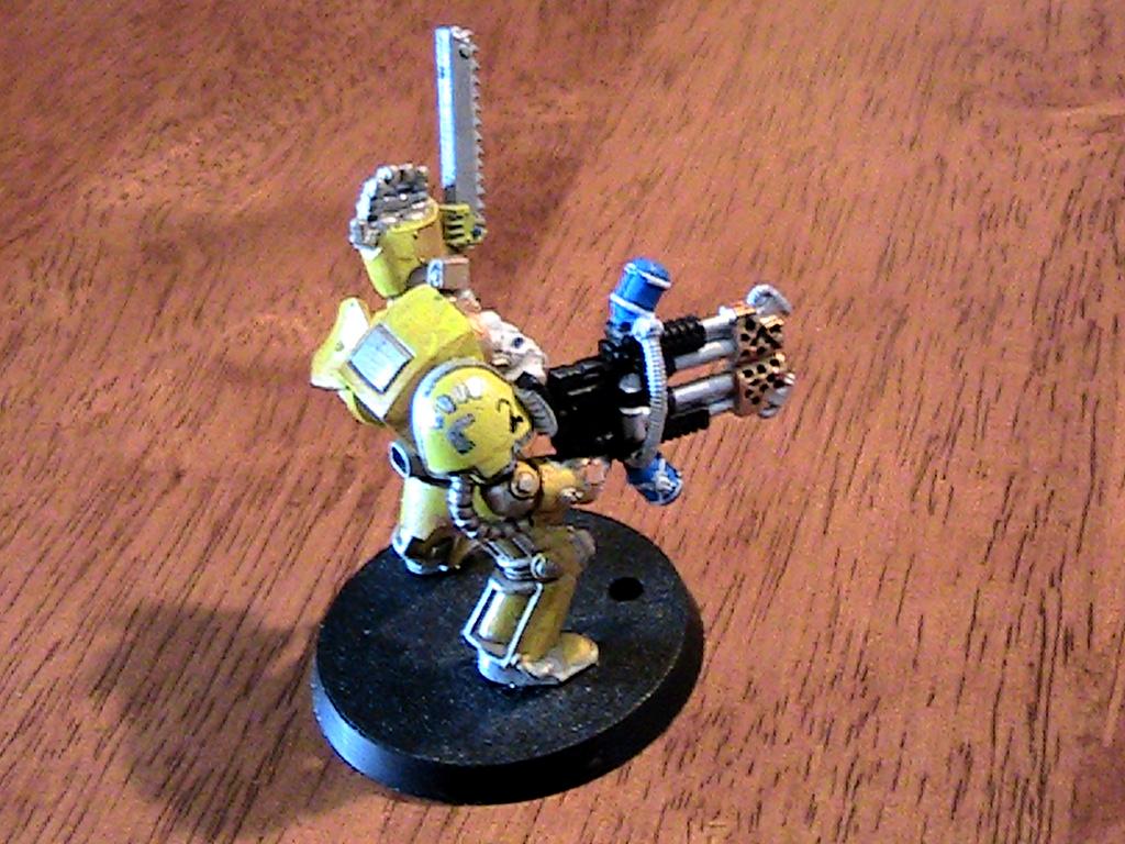 Angry, Budget, Cheap, Codex, Conversion, Fist, Humor, Imperial, Imperial Fists, Ork Abuse, Space Marines, Vengeance, Yellow