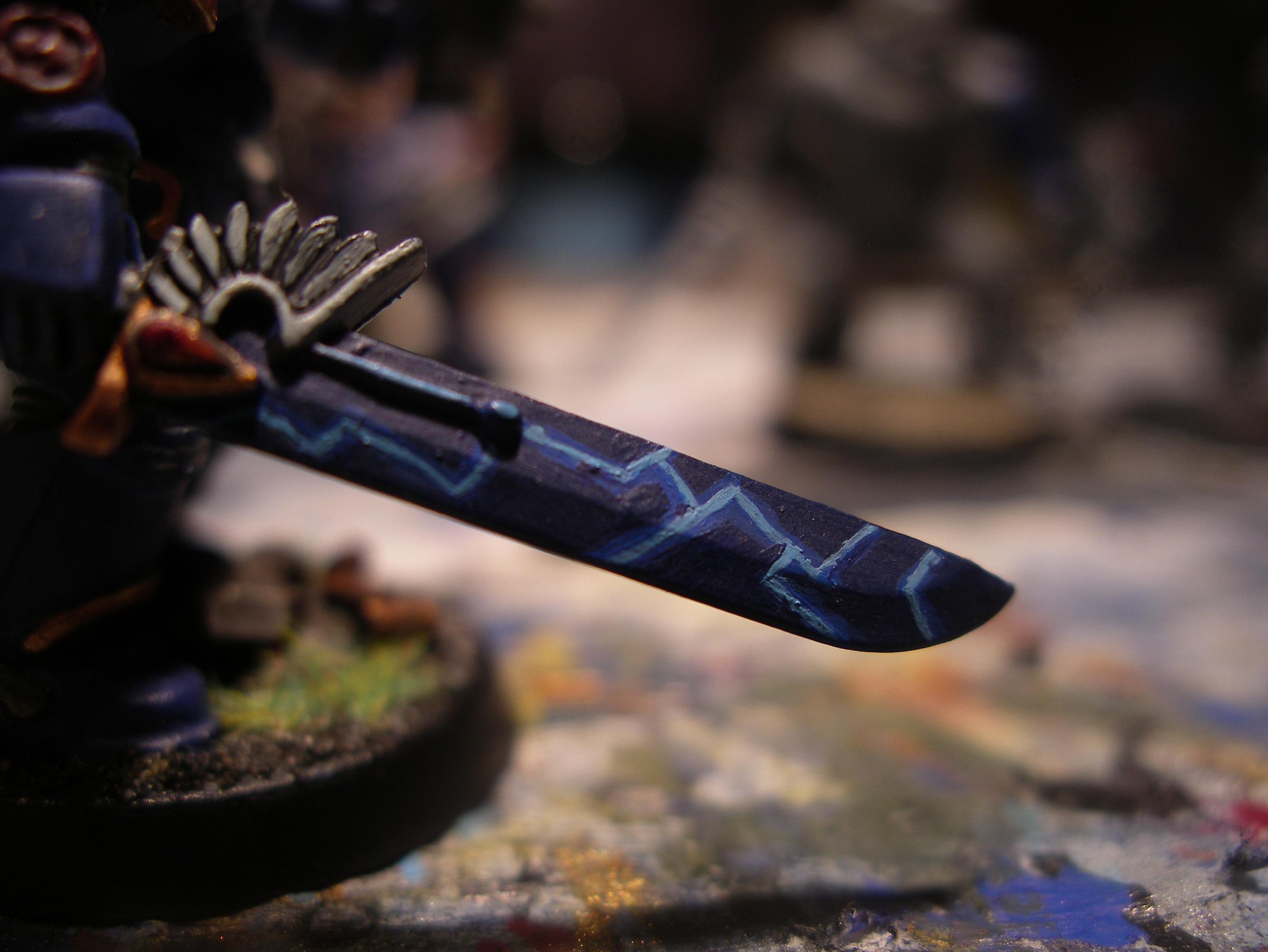 im keeping the colour scheme the same - to match the rest of my armies power weapons