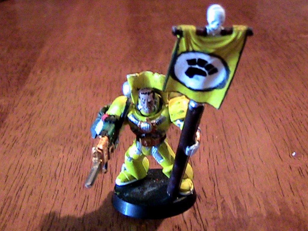 Angry, Budget, Cheap, Codex, Conversion, Fist, Humor, Imperial, Imperial Fists, Ork Abuse, Space Marines, Vengeance, Yellow