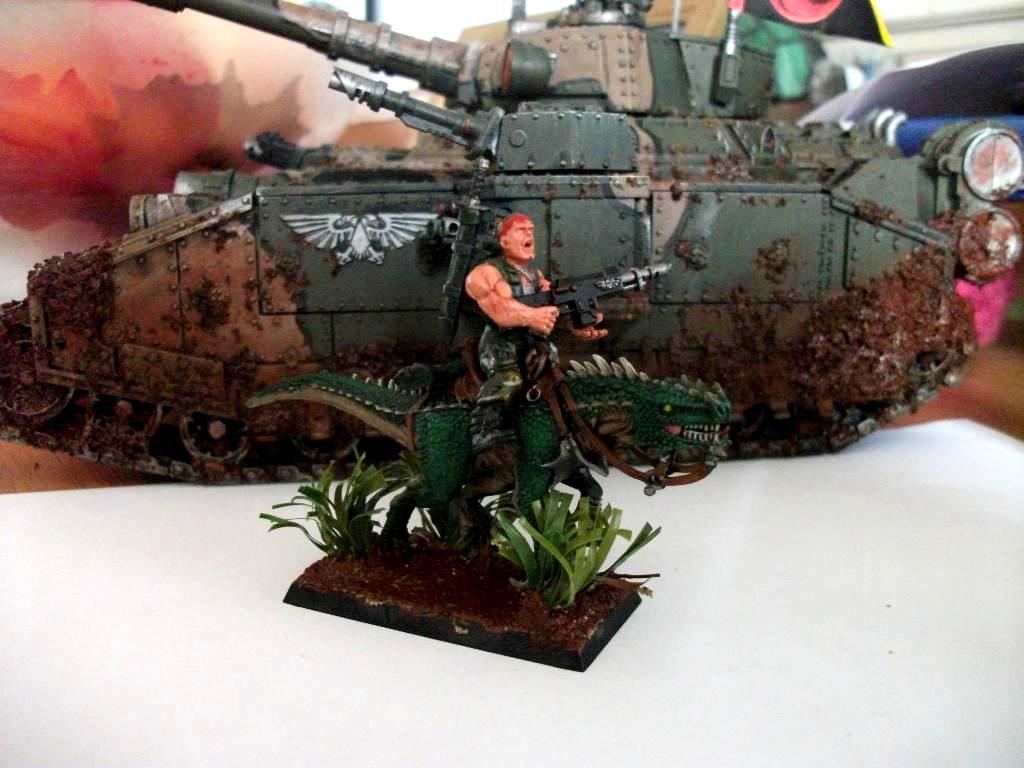 Catachan, Catachan Devil, Imperial Guard, Lizard Rider, Rough Riders, Warhammer 40,000