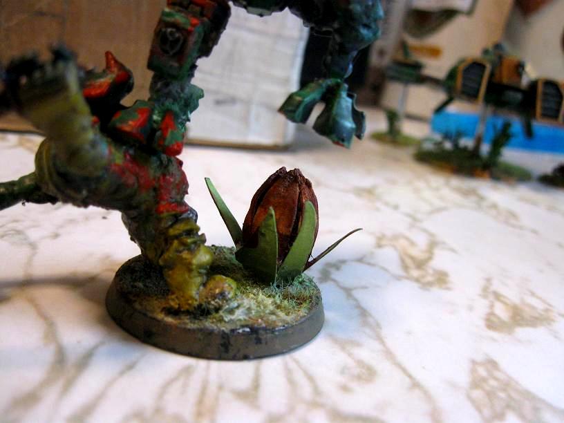 Battlesuit, Diorama, Fireknife, Jungle, Missile Pod, Orks, Plasma Rifle, Tau
