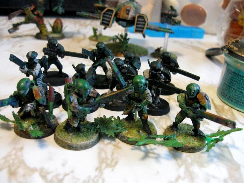 Fire Warriors, Jungle, Pulse Rifle, Tau