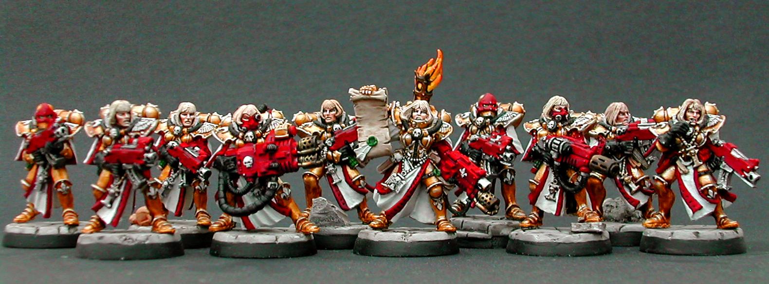 Gold, Sister, Sisters Of Battle, Warhammer 40,000