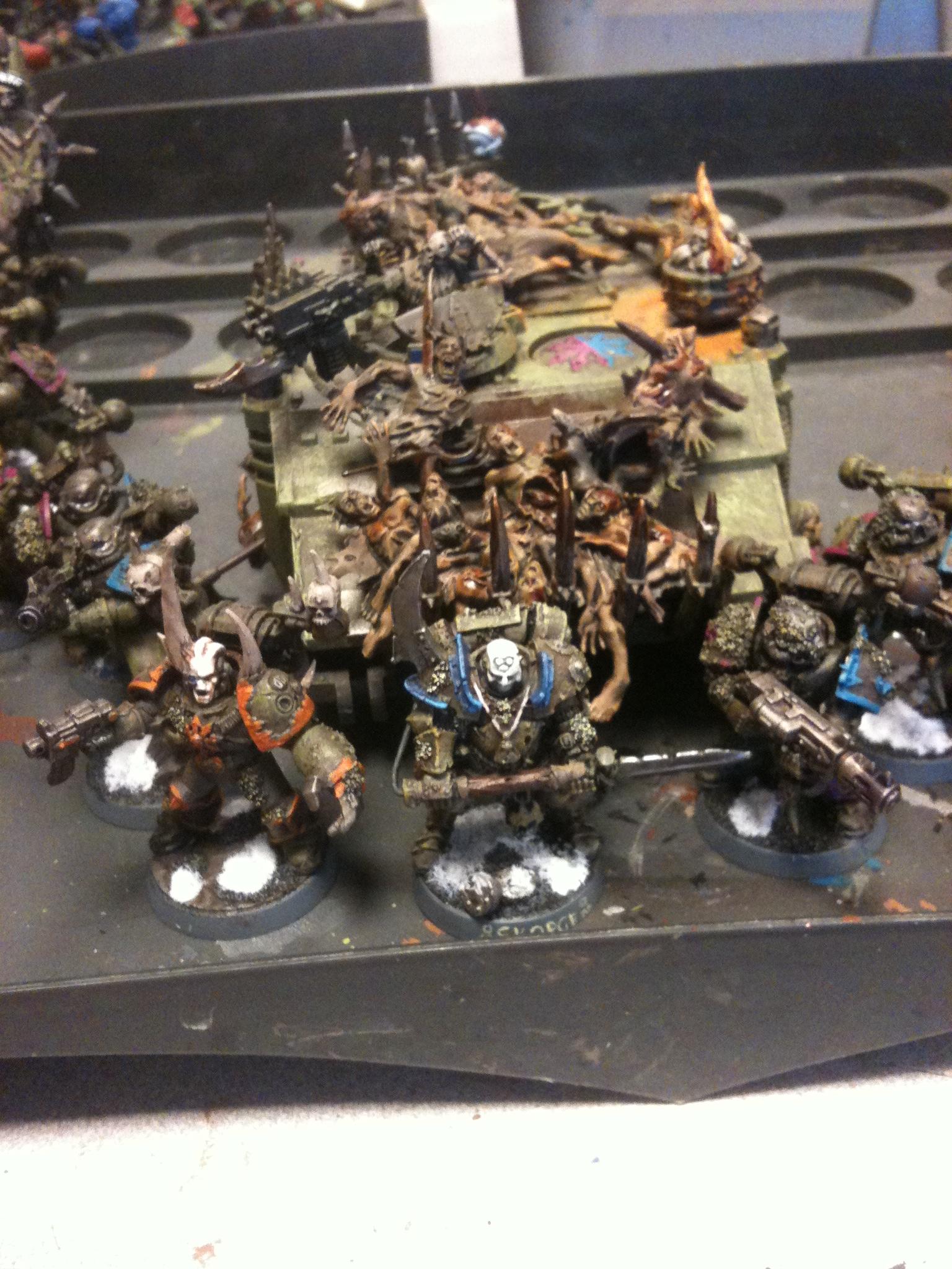 Chaos Space Marines, Conversion, Death Guard, Nurgle, Warhammer 40,000