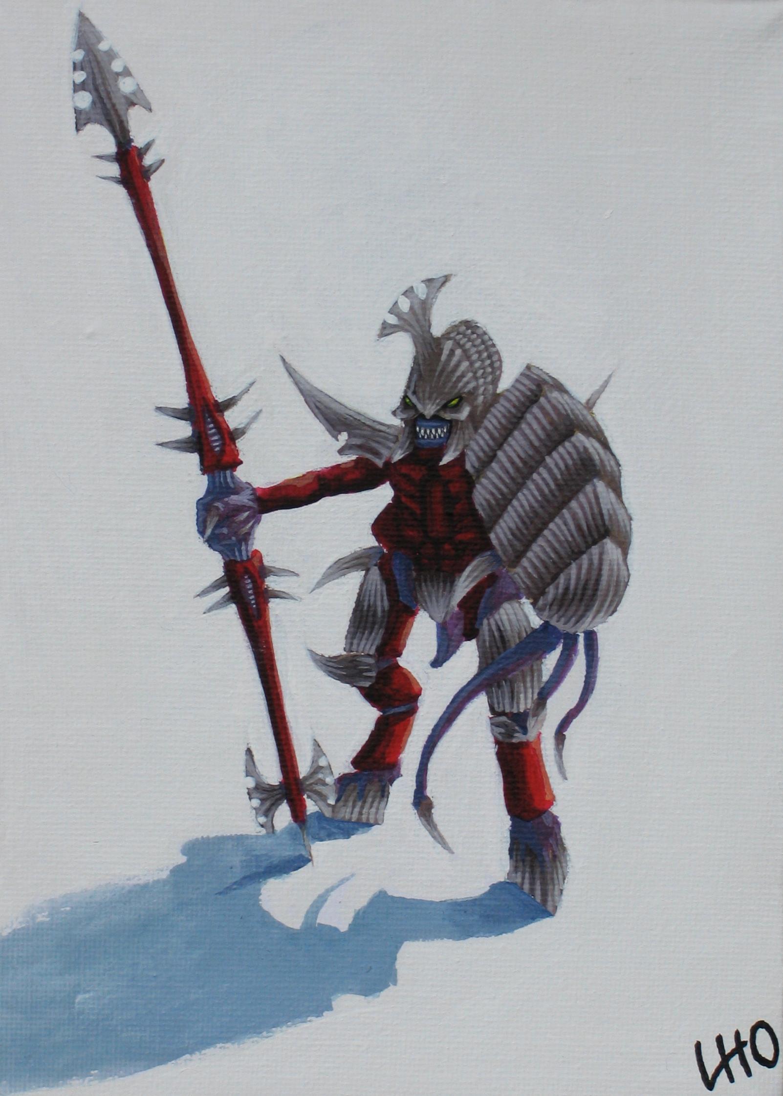 Bonesword, Lash Whip, Painting, Tyranid Prime, Tyranid Warriors, Tyranids, Tyrant Guard