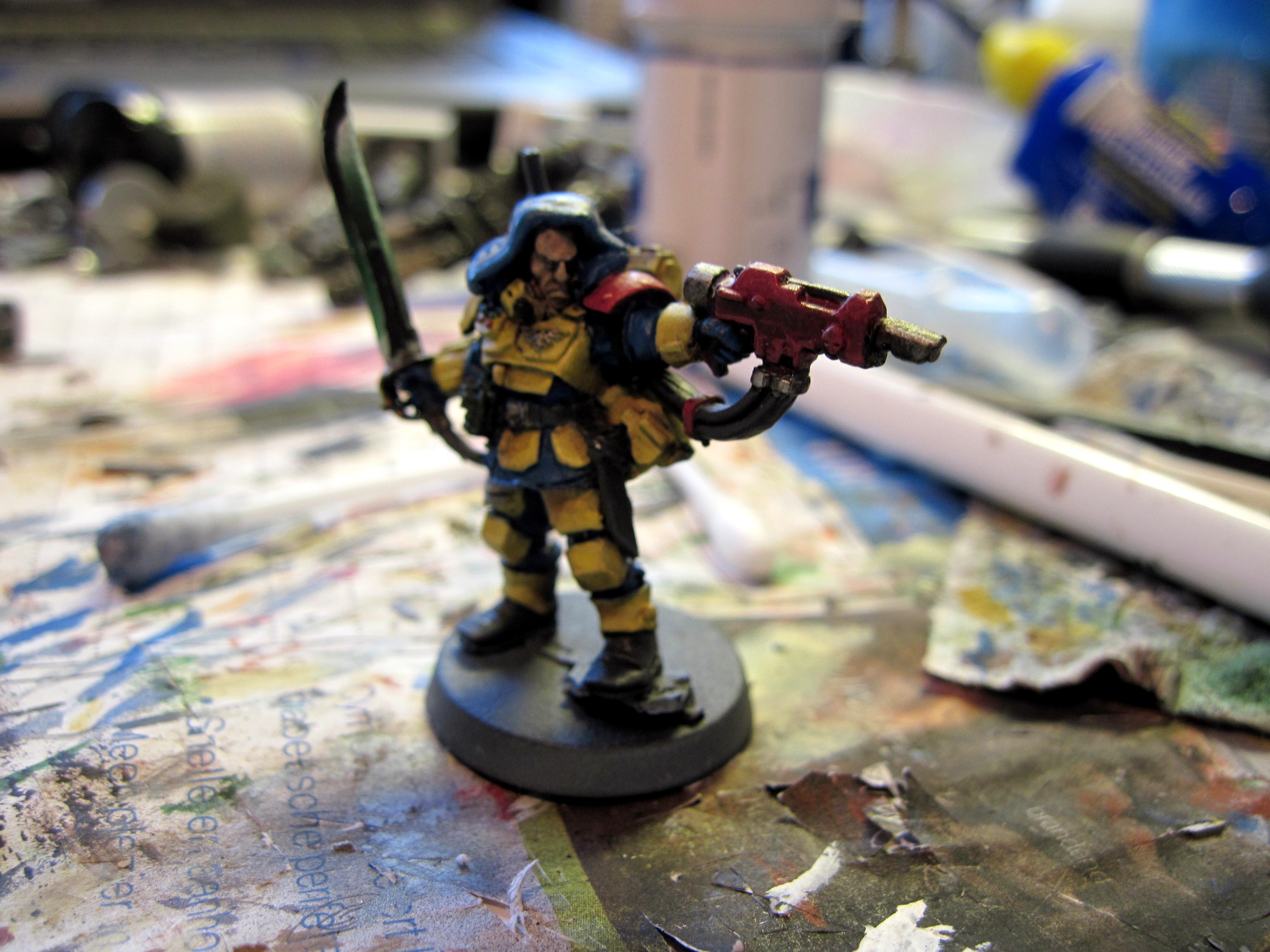 Astra Militarum, Conversion, Guard, Imperial Guard, Ironbars, Warhammer 40,000, Yellow
