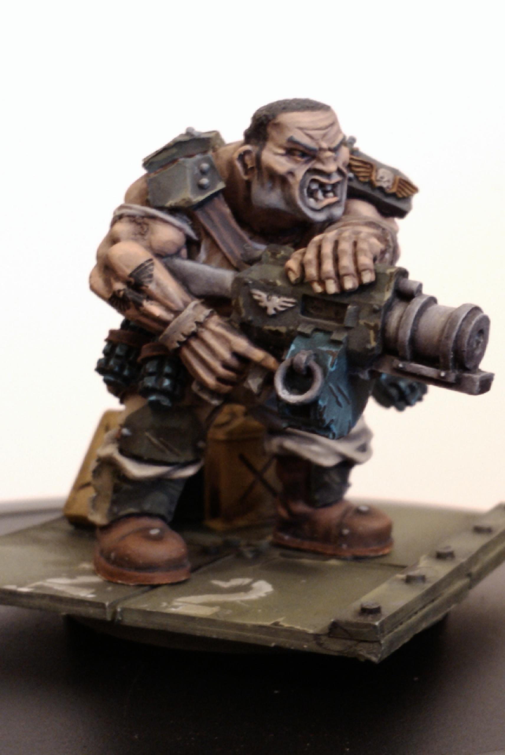 Imperial Guard, Ogryns, Stubber, Warhammer 40,000