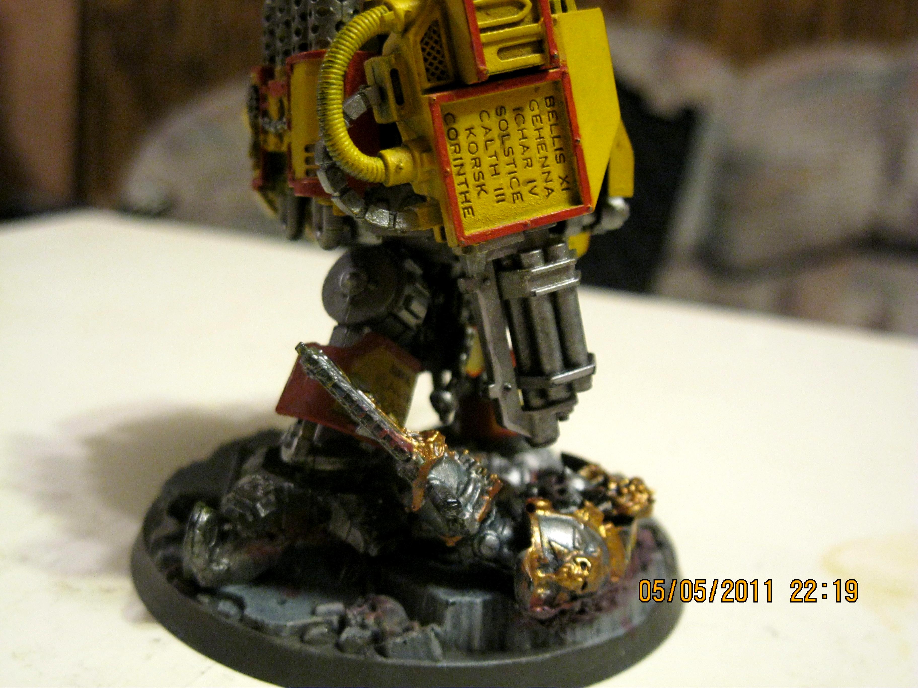 Chaos Lord, Dreadnought, Fists, Imperial Fists, Iron Warriors, Venerable