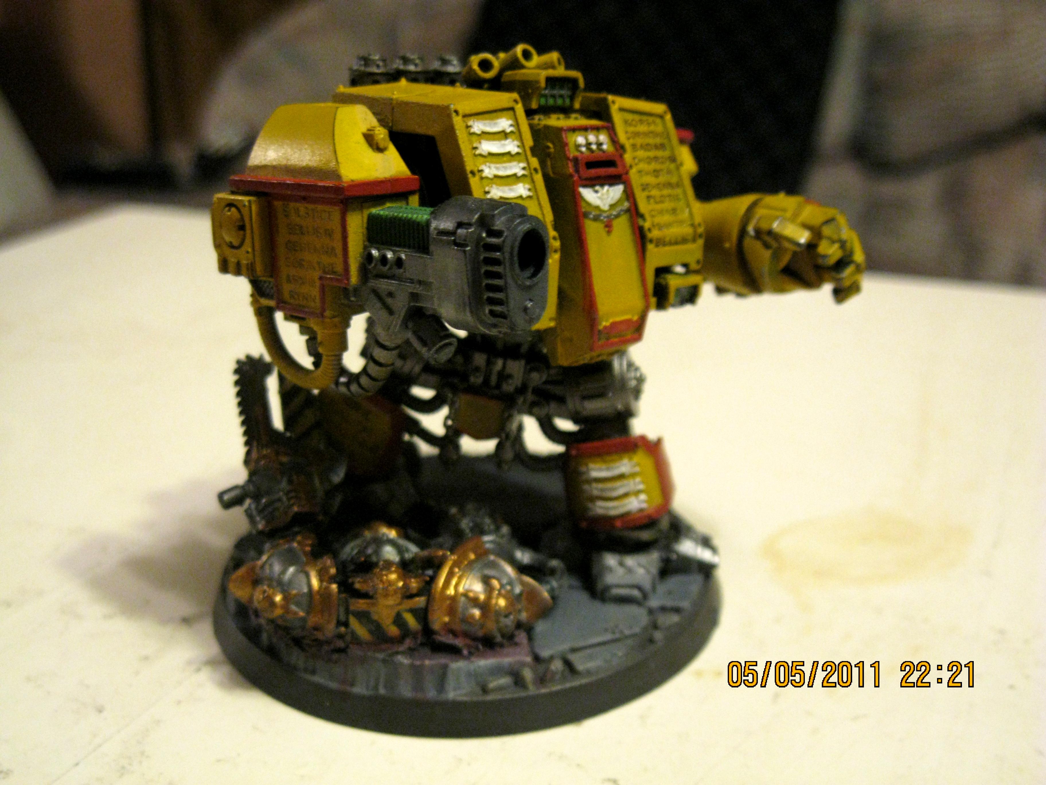 Chaos Lord, Dreadnought, Fists, Imperial Fists, Iron Warriors, Venerable