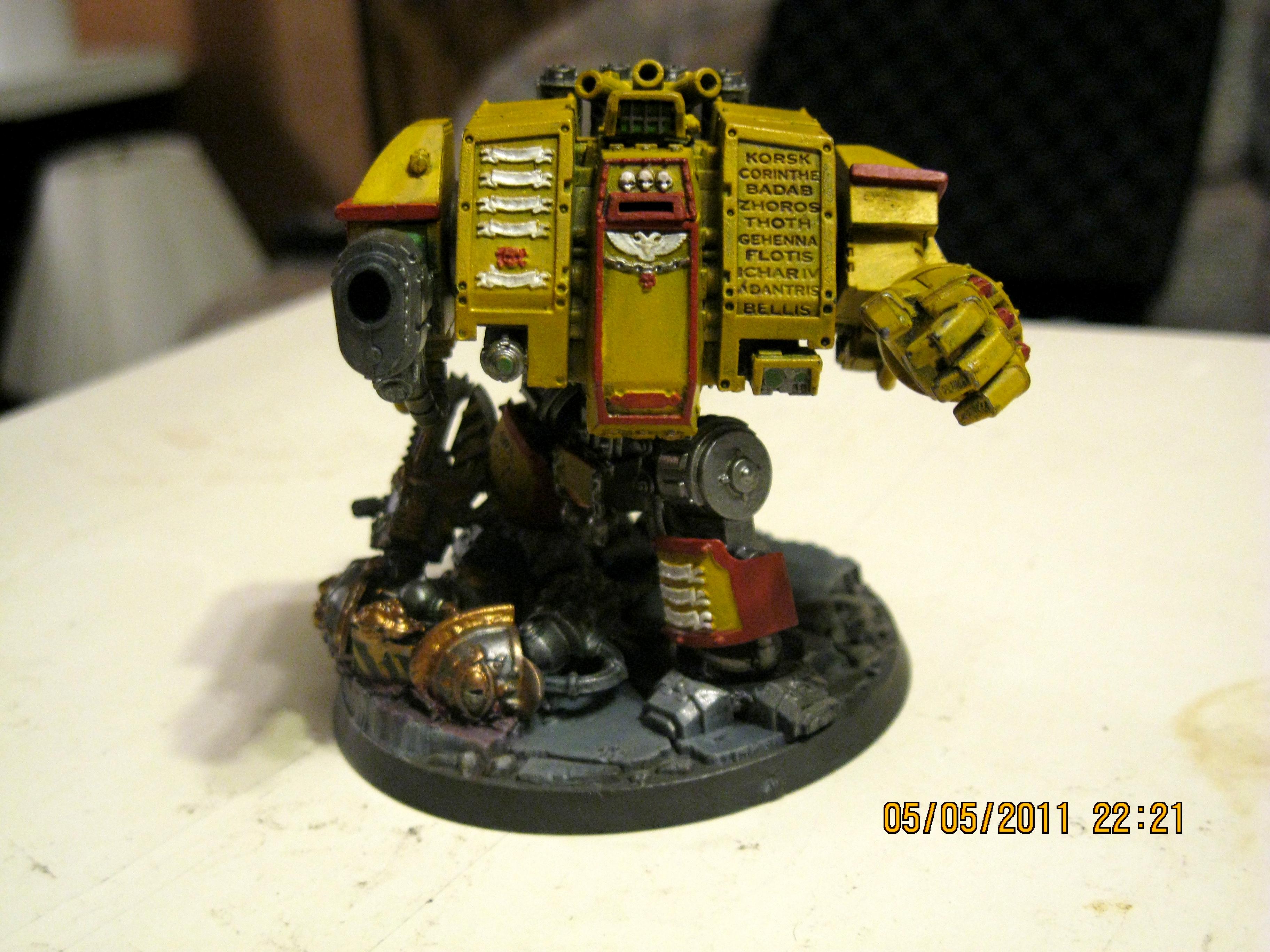 Chaos Lord, Dreadnought, Fists, Imperial Fists, Iron Warriors, Venerable