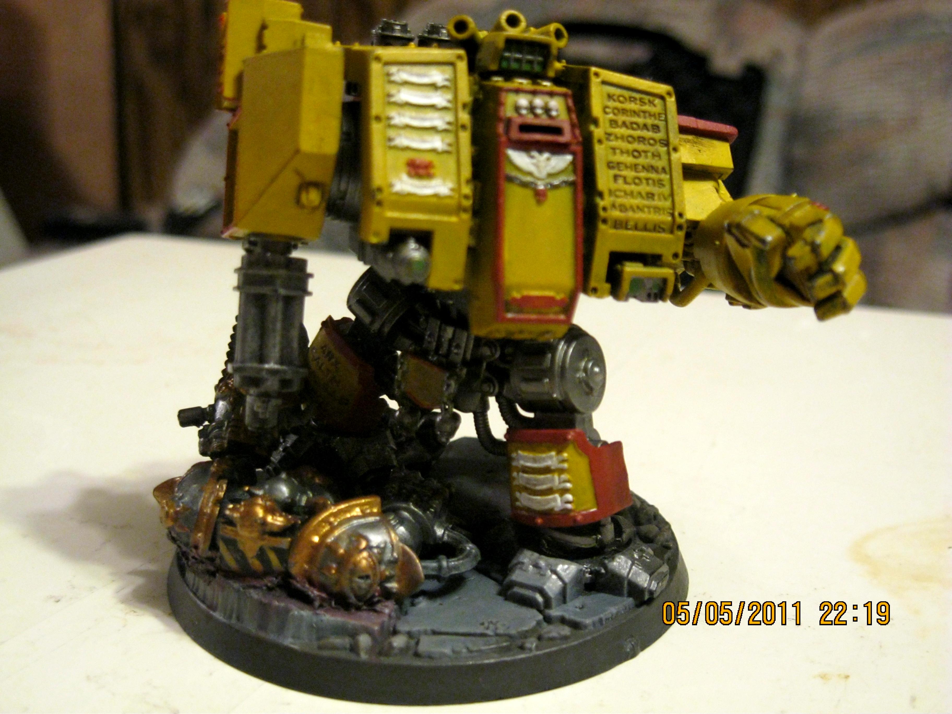 Chaos Lord, Dreadnought, Fists, Imperial Fists, Iron Warriors, Venerable