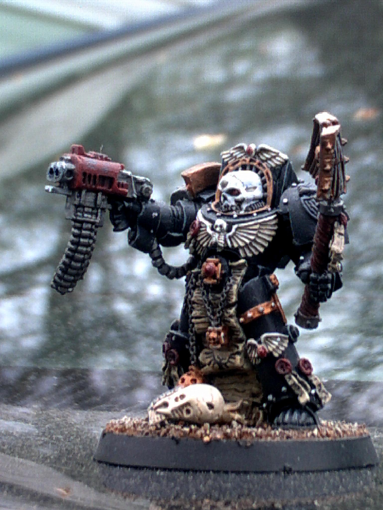 Chaplain, Darkness, Space Marines