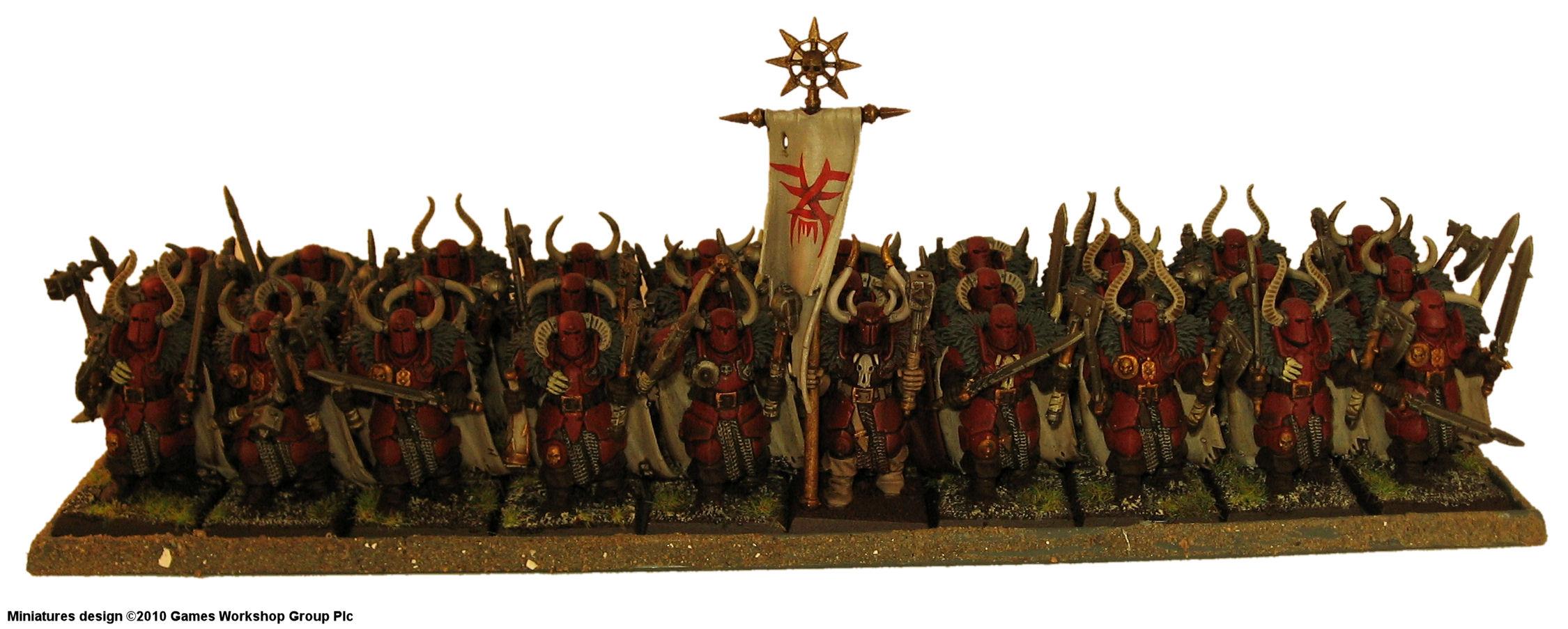 Chaos, Hordes, Khorne, Regiment, Warhammer Fantasy, Warriors