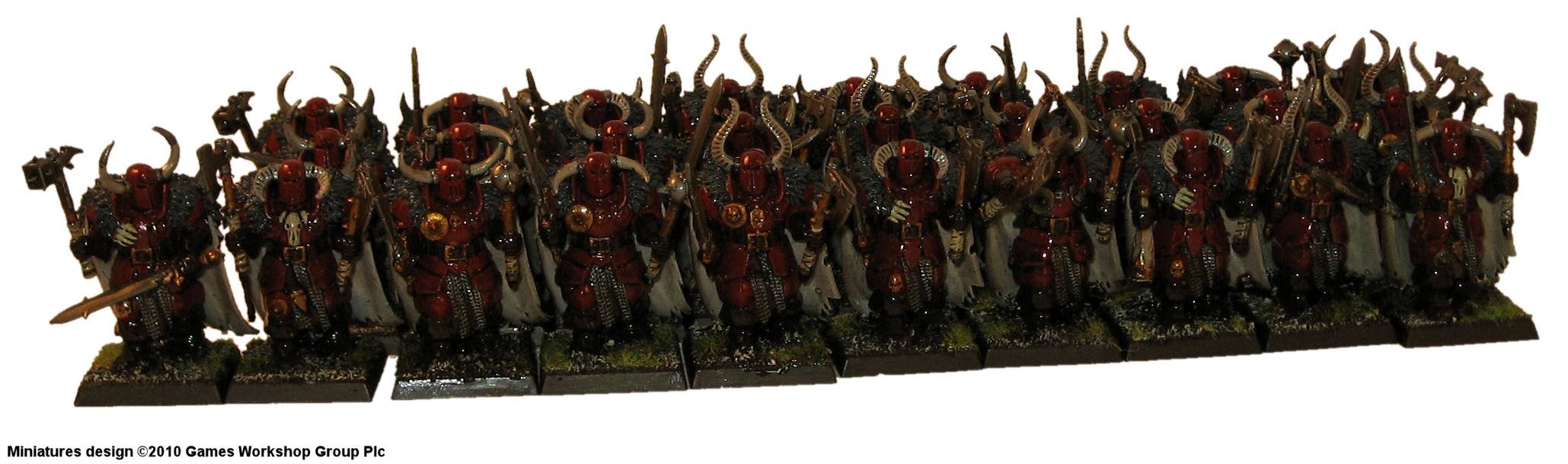 Chaos, Hordes, Khorne, Regiment, Warhammer Fantasy, Warriors