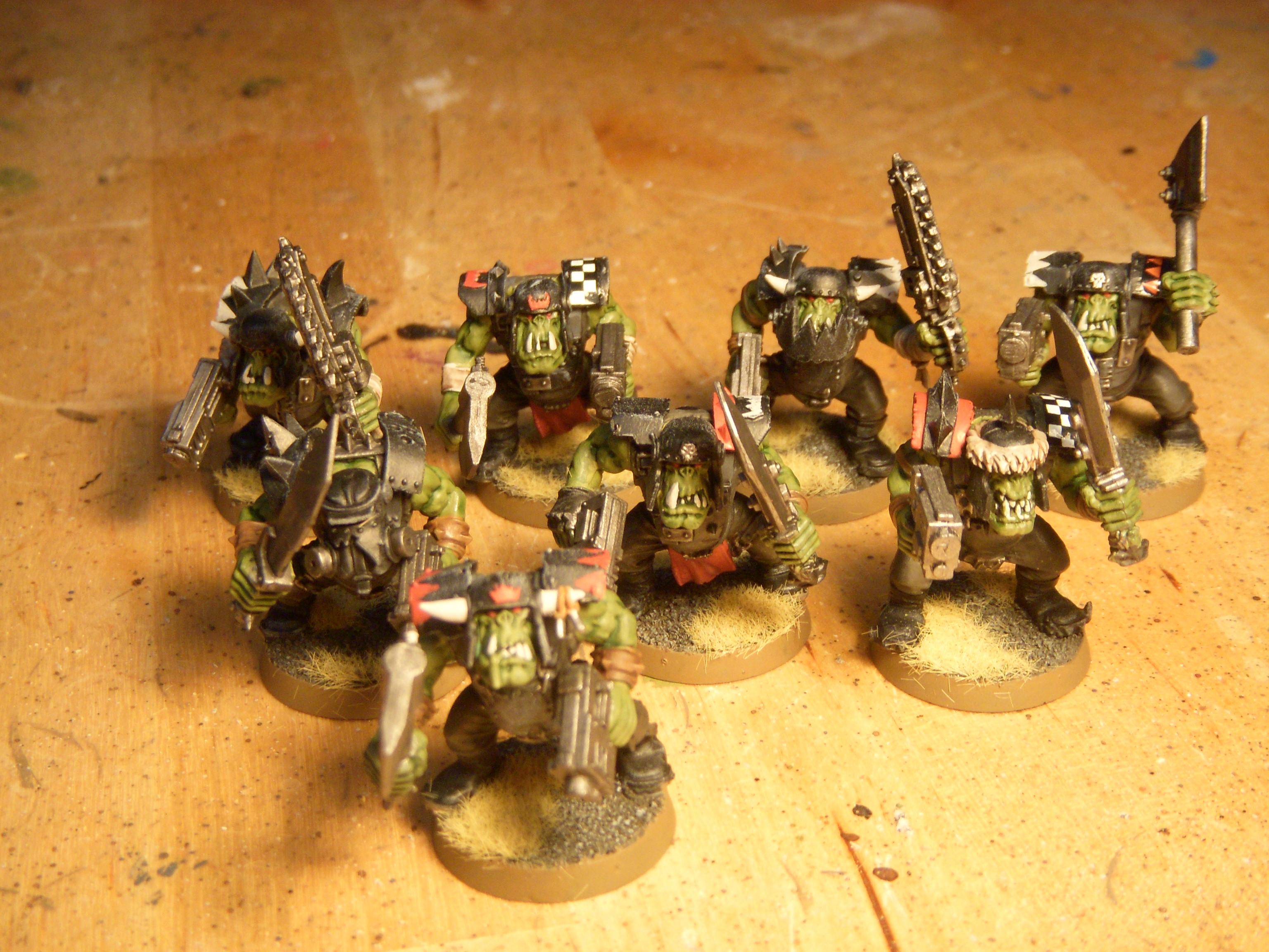 Bad Moon Orks, Imperial Guard Mordian Iron Guard Bad Moon Orks, Mordian Imperial Guard
