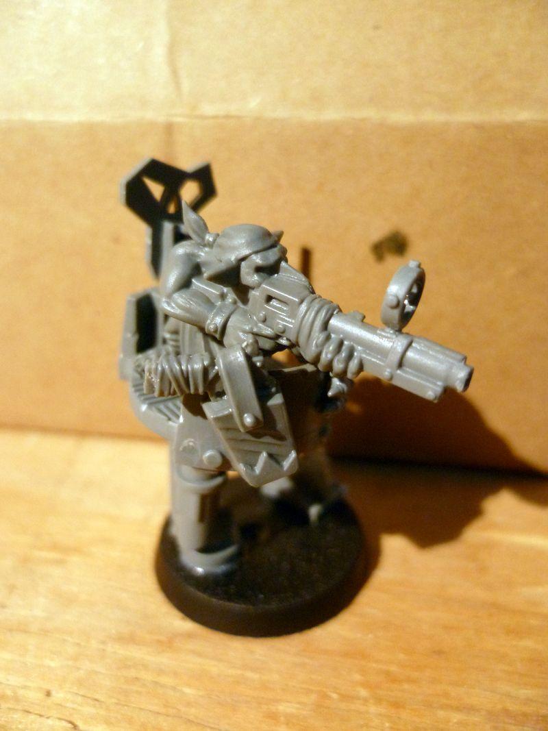 Gretchin, Weathered, Grot Snipa WIP