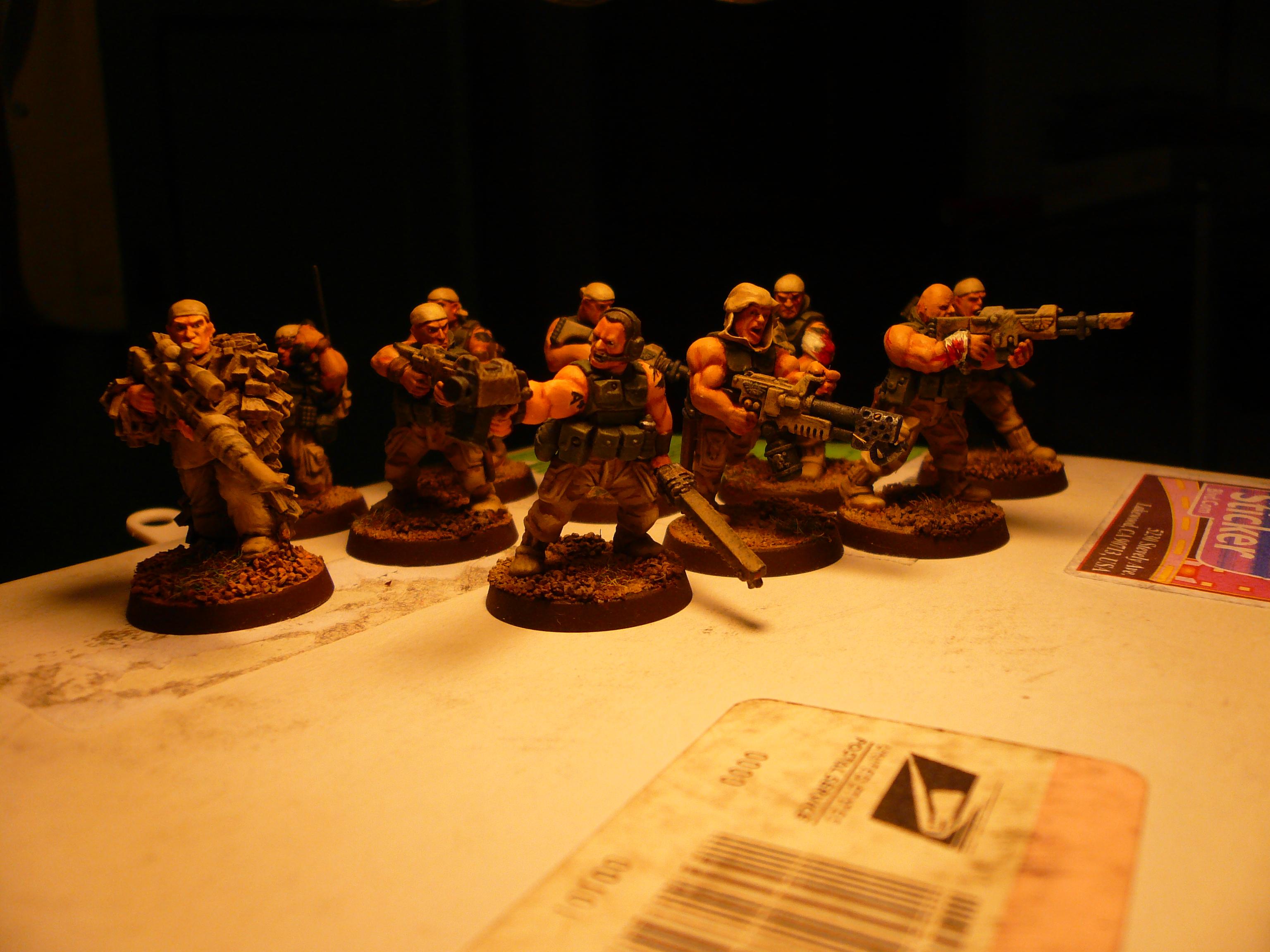 Imperial Guard, Tallarn Desert Raiders, Veteran Squad