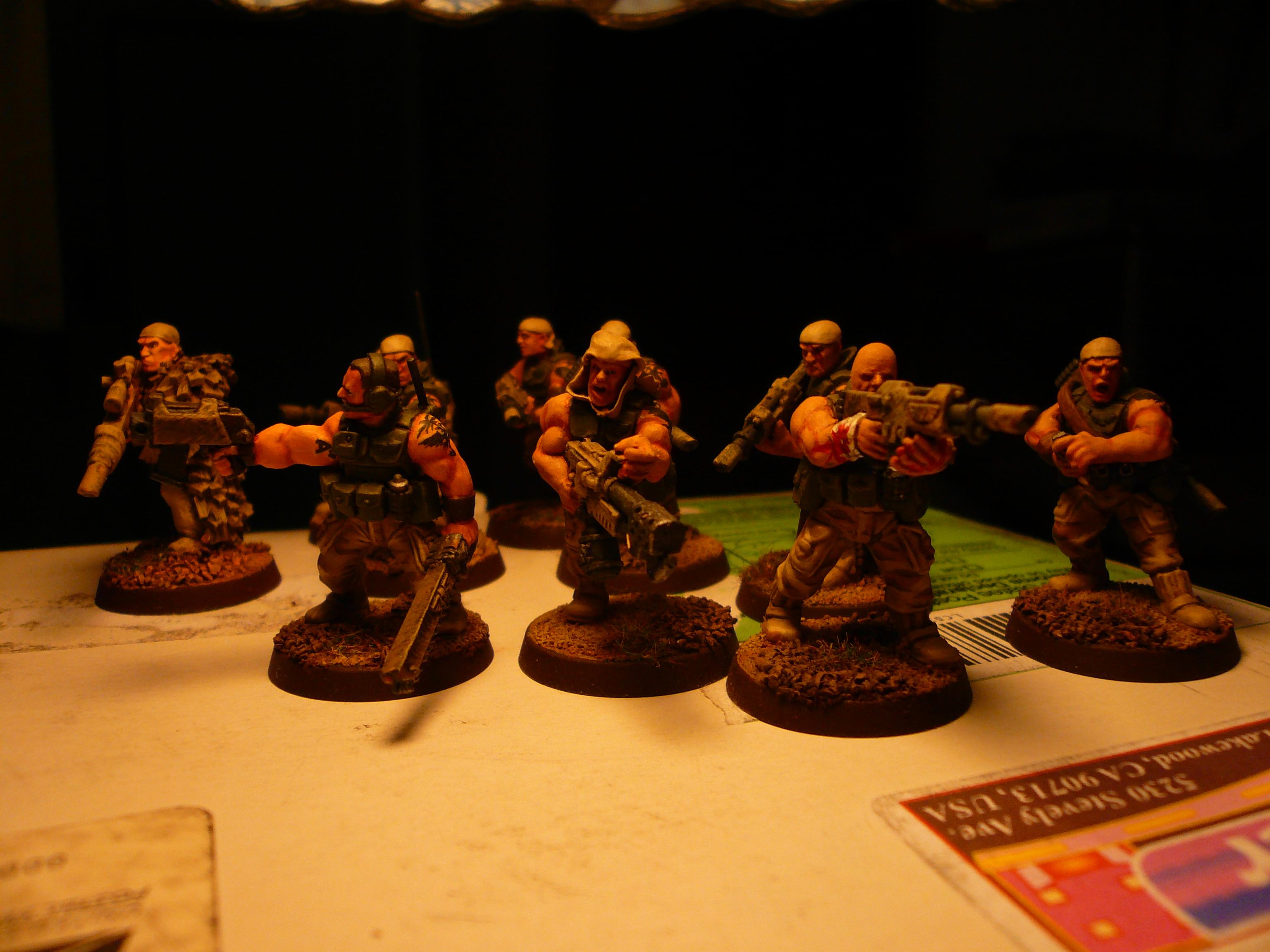 Imperial Guard, Tallarn Desert Raiders, Veteran Squad