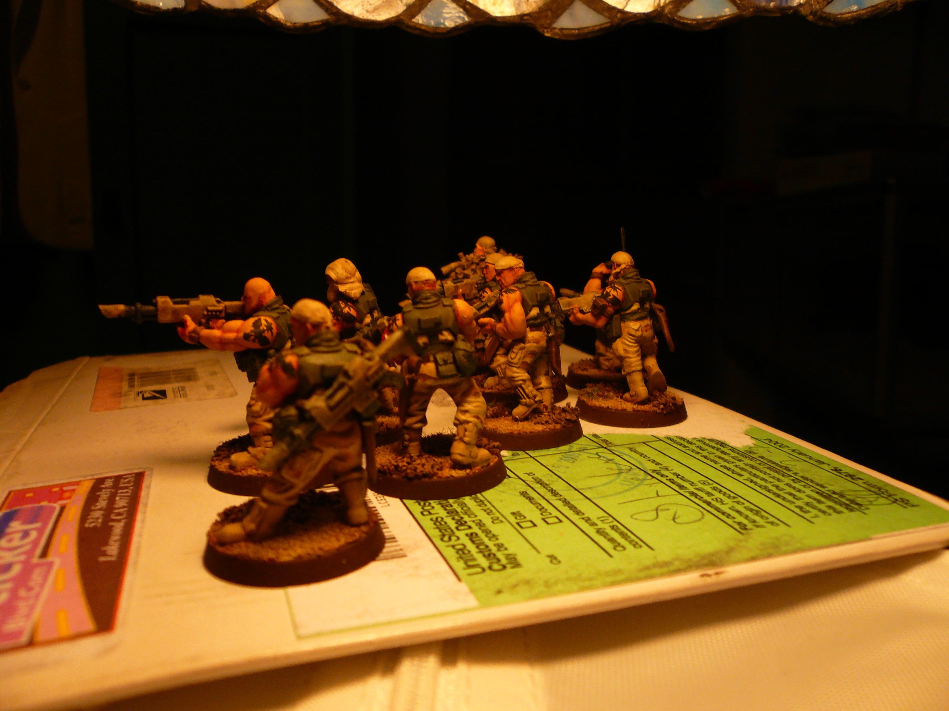 Imperial Guard, Tallarn Desert Raiders, Veteran Squad