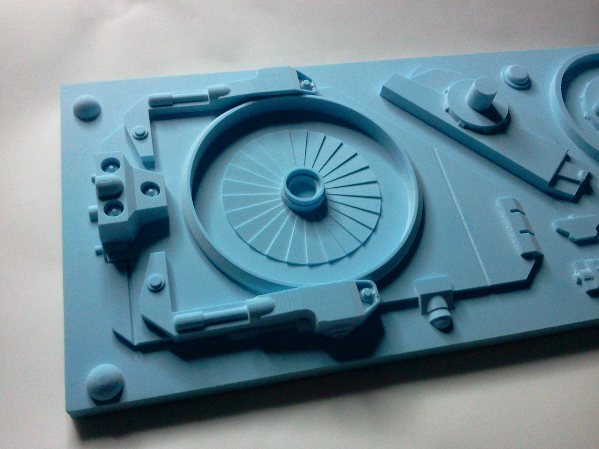Close up of the wing and rotor fan. The fan's in the middle for moulding and casting purposes. When the kit's built it will be movable :D
