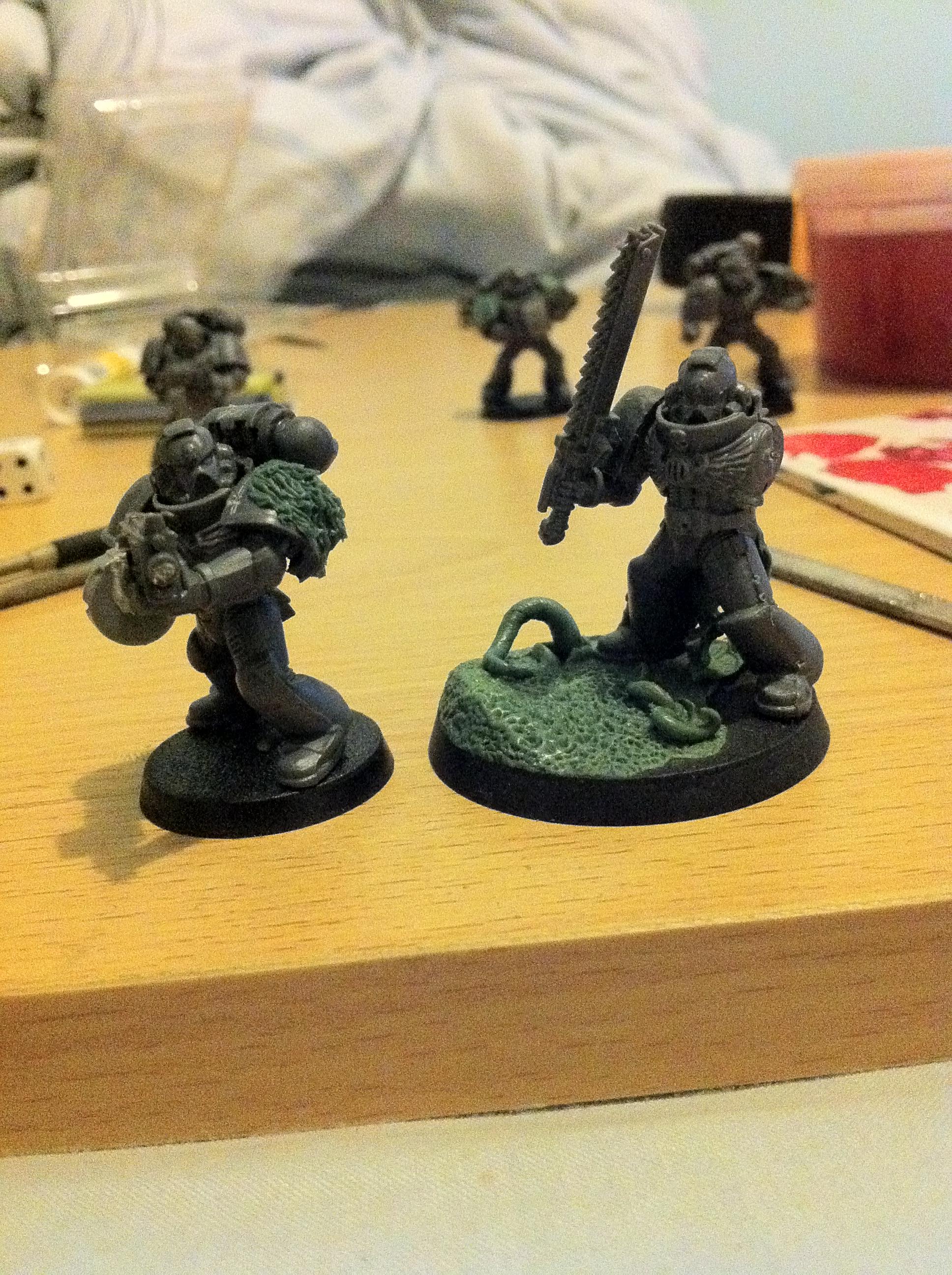 Deathwatch, Greenstuff, Killteam, Sternguard, Work In Progress