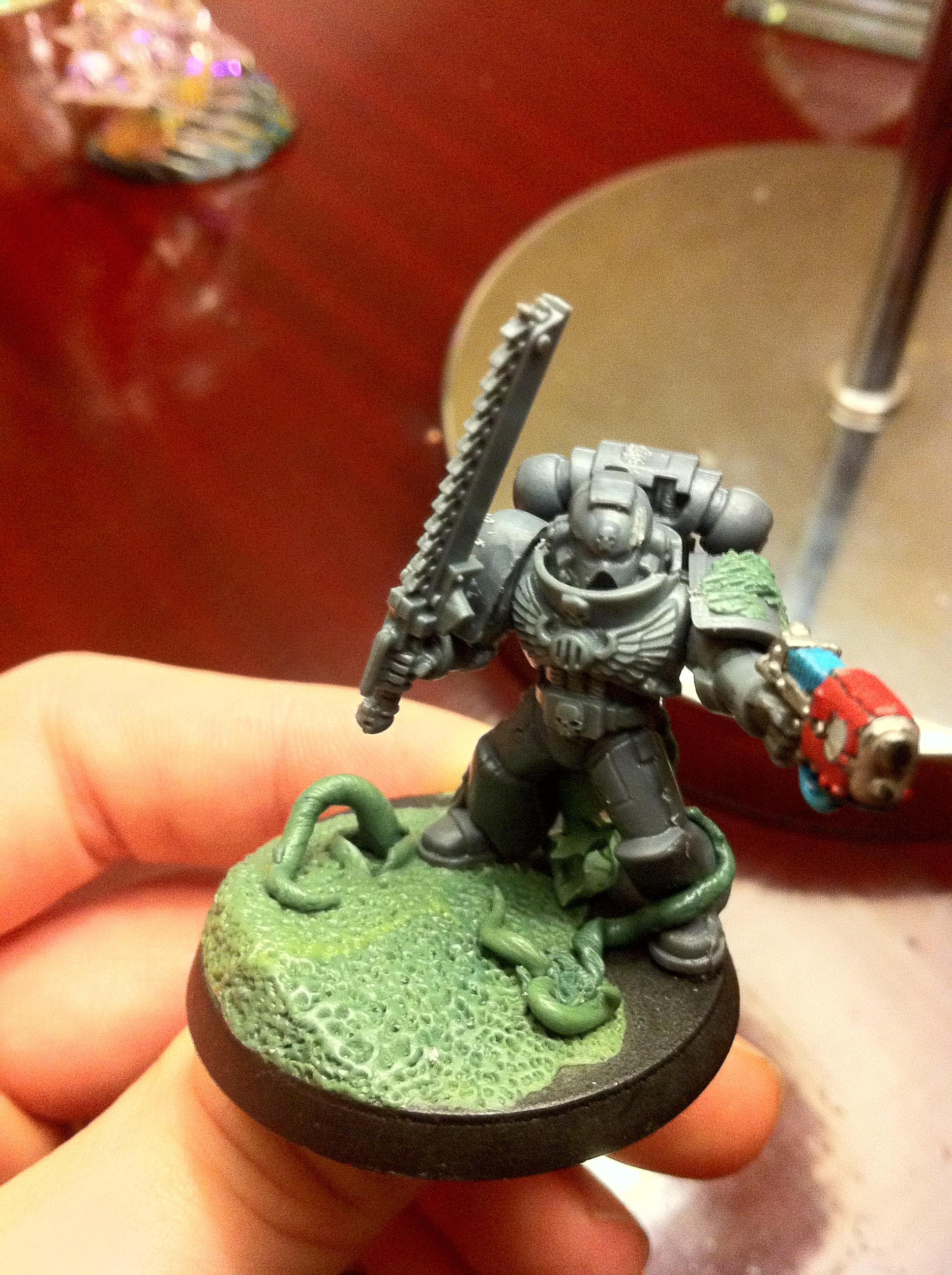 Deathwatch, Greenstuff, Killteam, Sternguard, Work In Progress
