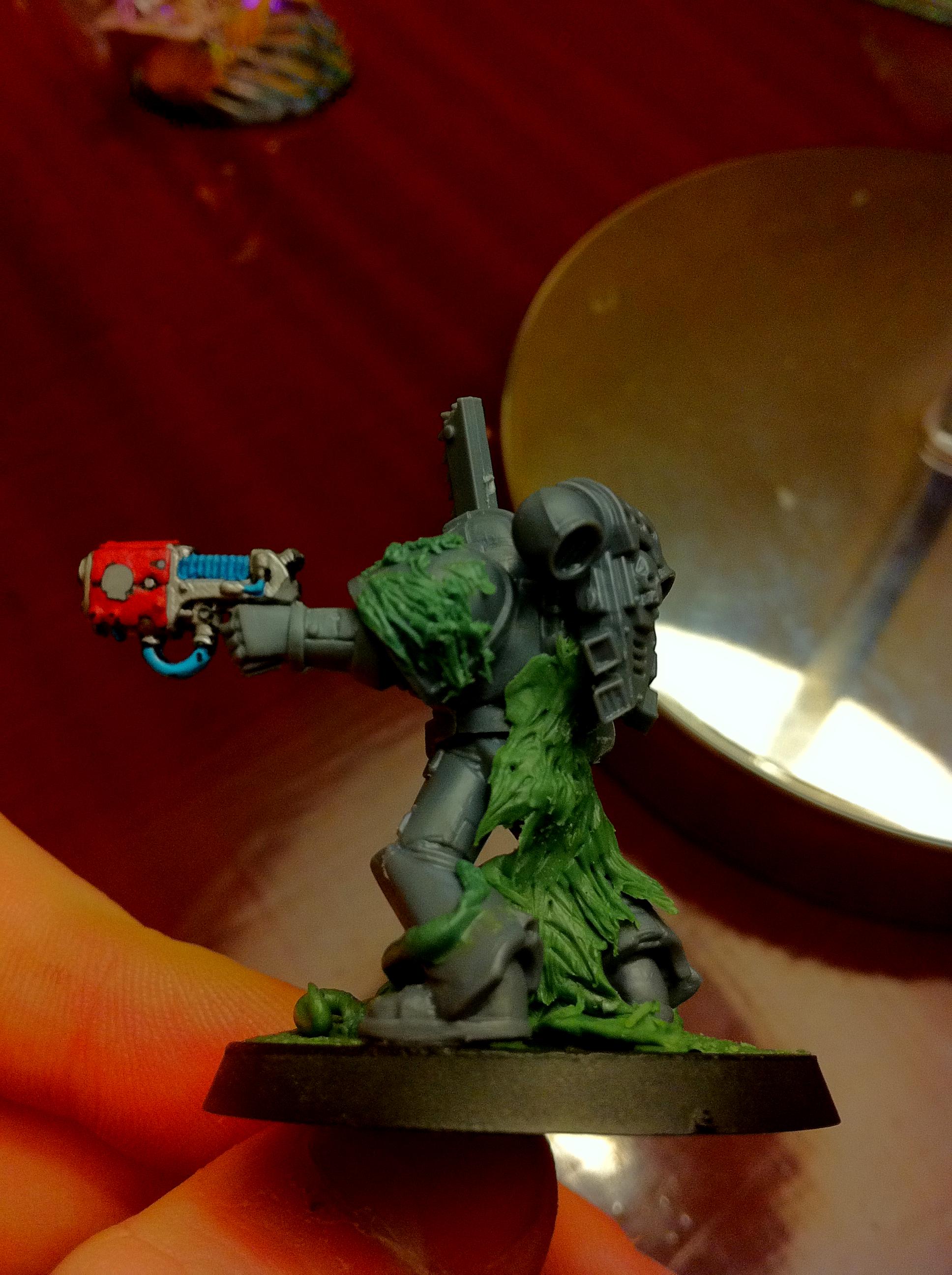 Greenstuff, Killteam, Sternguard, Work In Progress