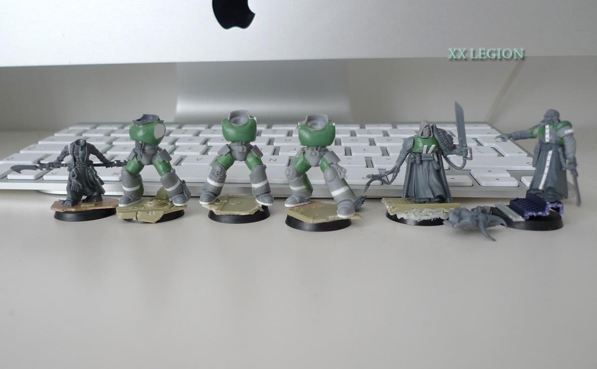 Alpha Legion, Chaos Space Marines, Heretic, Lost And The Damned, Space Marines, Traitor, True Scale
