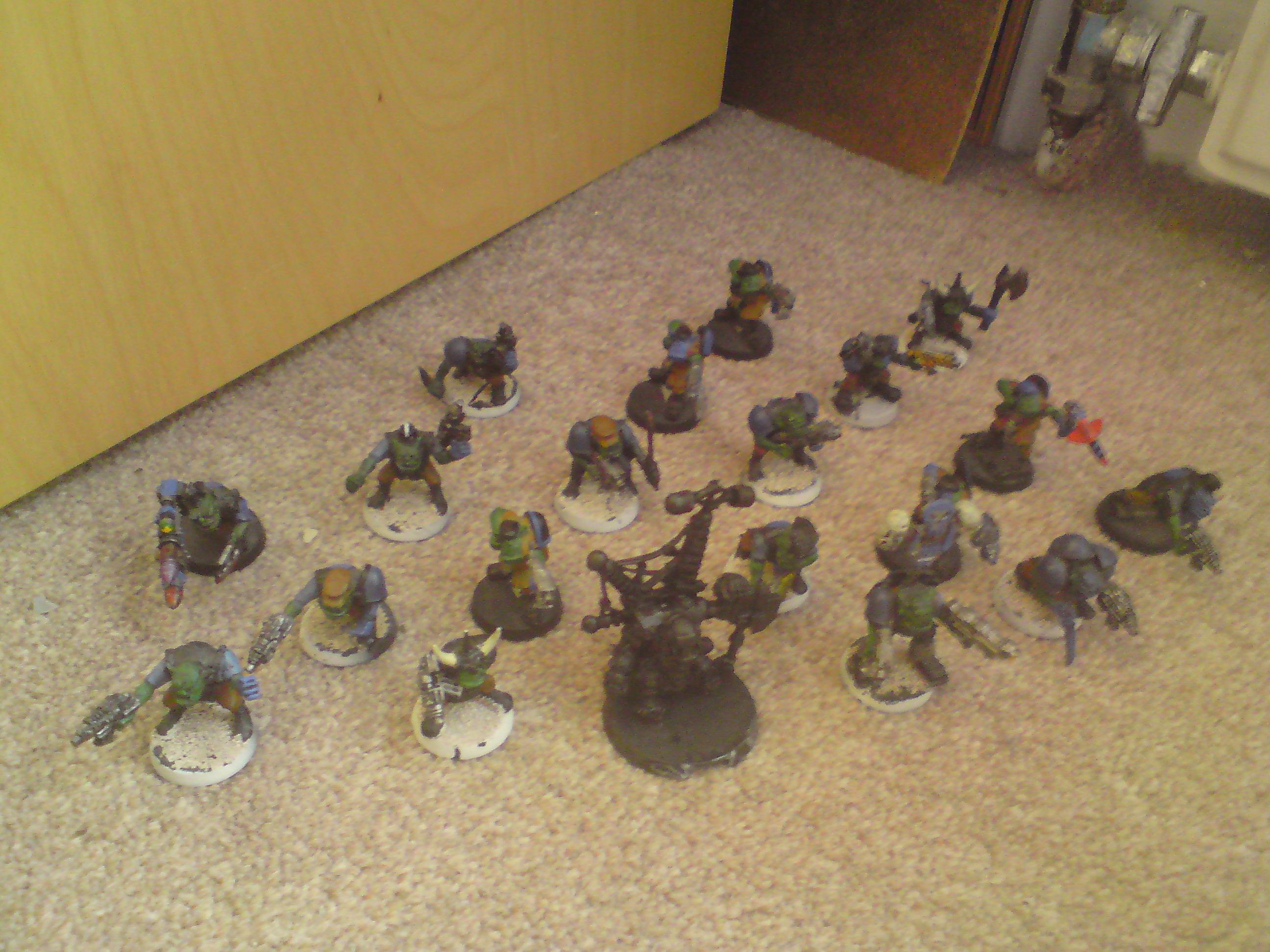 big mek with kff and 19 ard boyz