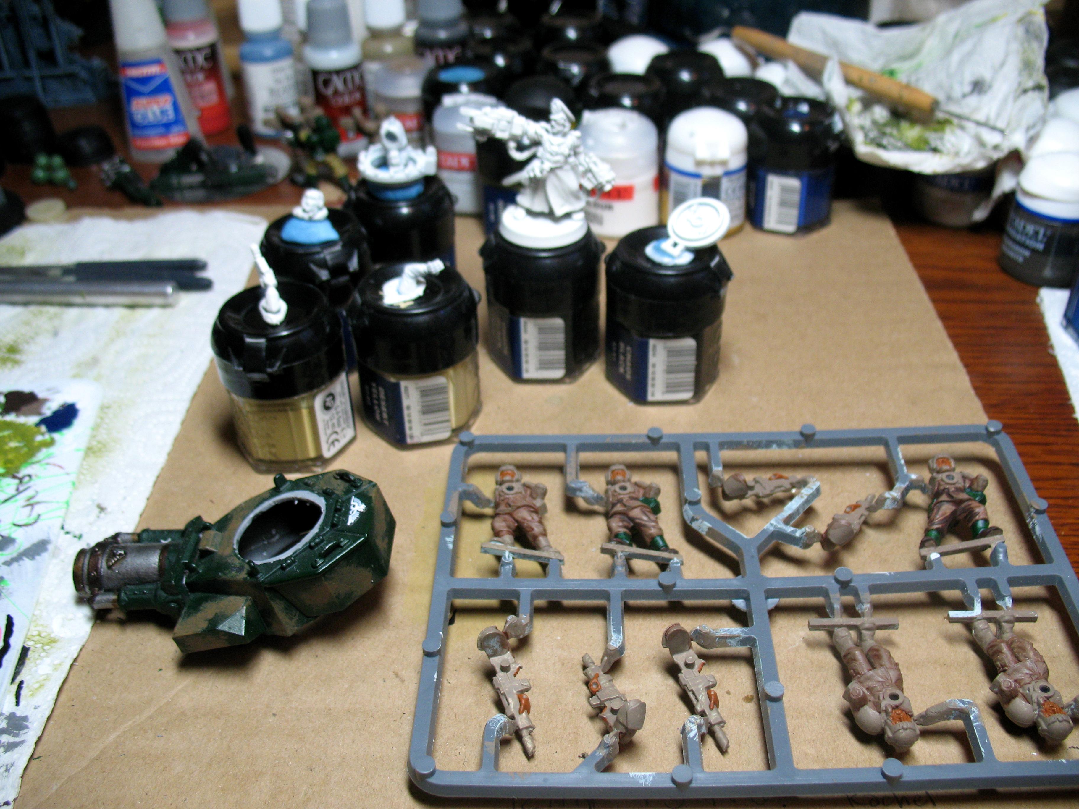 Cadians, Imperial Guard, Pask, Work In Progress, Yarrick