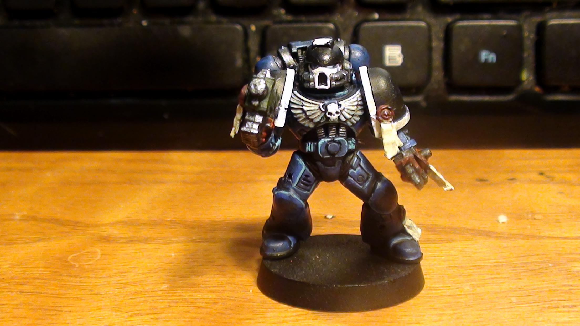 Space Marines, White Face