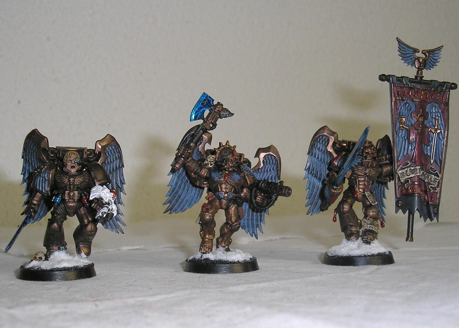 Assault Marines, Blood Angels, Dante, Sanguinary Guard