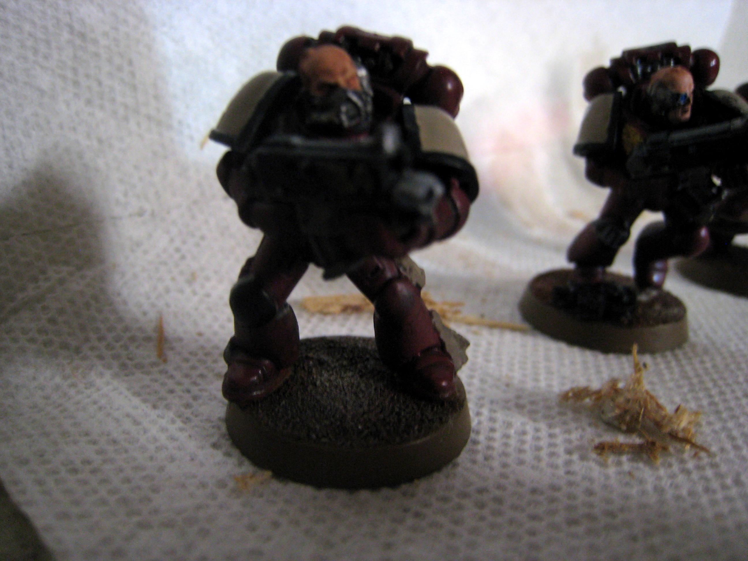 3rd Company, Blood Ravens, Bolter, Combat Squad, Power Armor, Power Axe, Sergeant, Space Marines