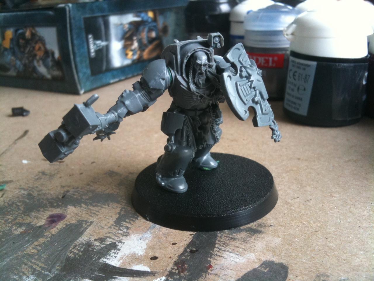 Arjac, Rockfist, Space Wolves, Terminator Armor, Wolf Guard