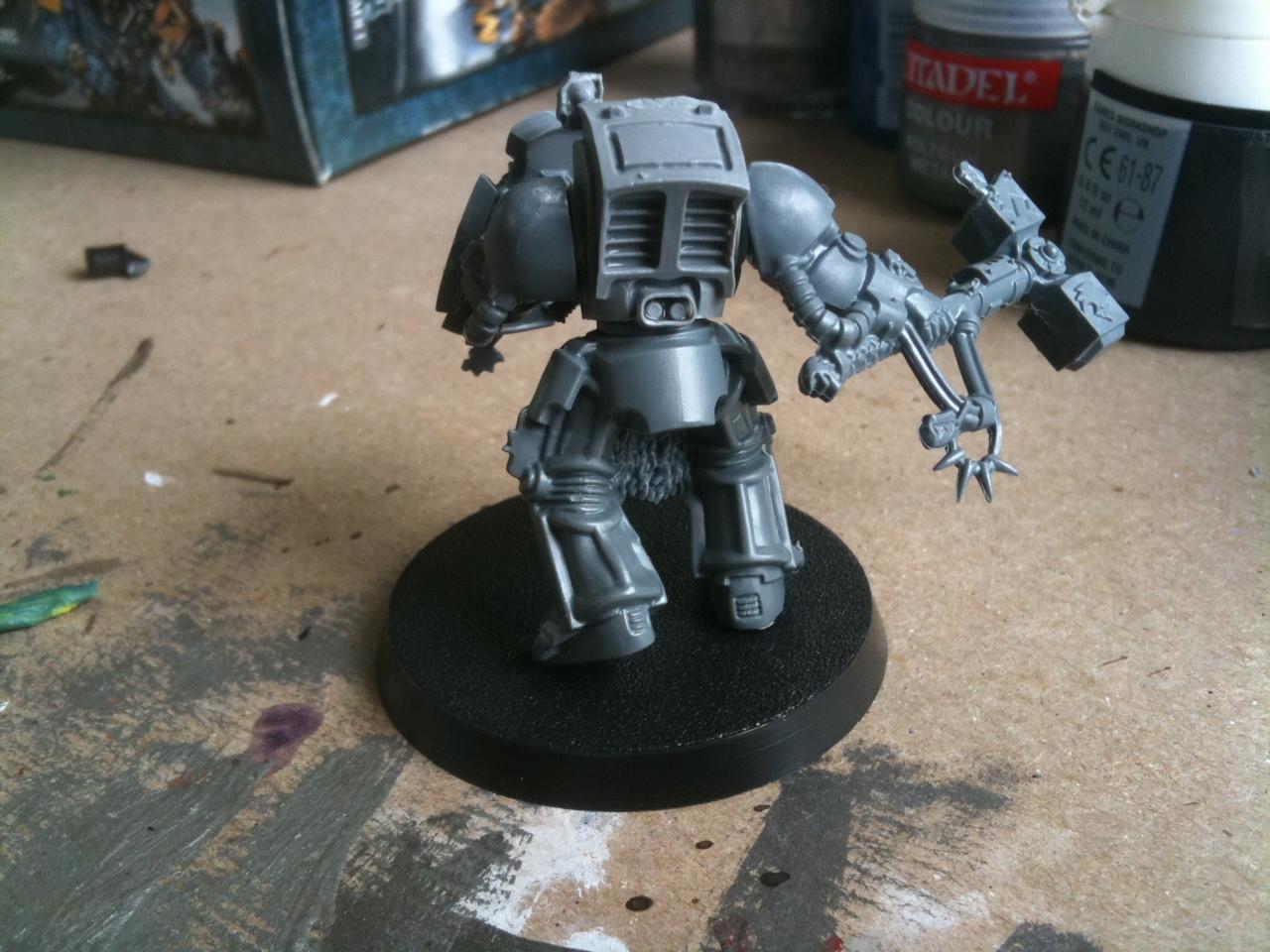 Arjac, Rockfist, Space Wolves, Terminator Armor, Wolf Guard