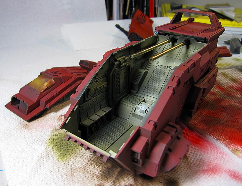 MajotTom Pattern StormRaven, Airbrushing begins!