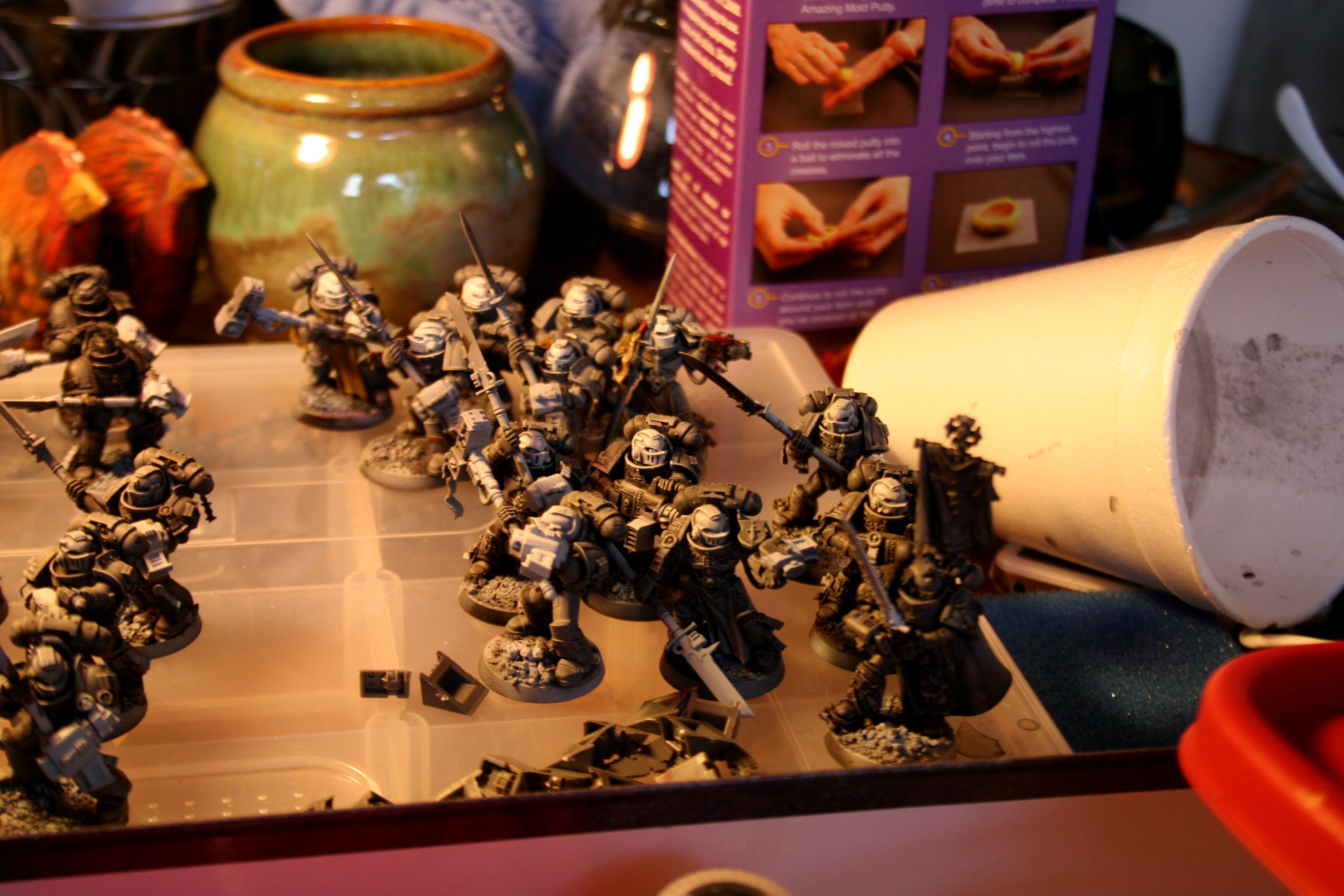 Castellan, Crowe, Drybrush, Grey, Grey Knights, Purifier