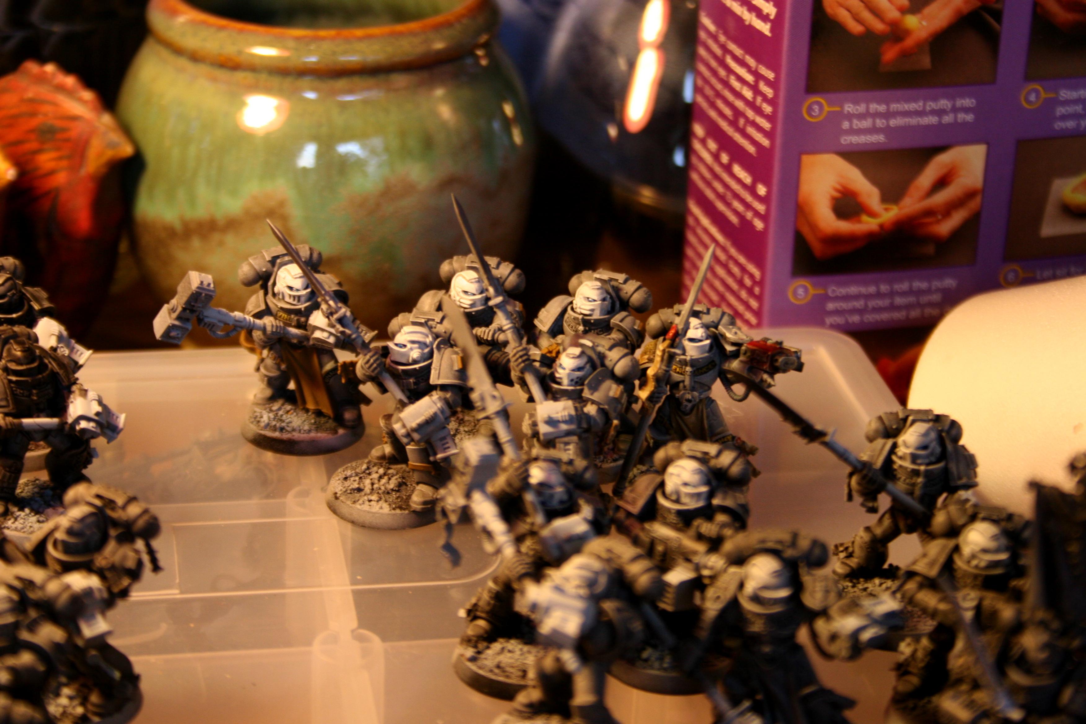 Castellan, Crowe, Drybrush, Grey, Grey Knights, Purifier