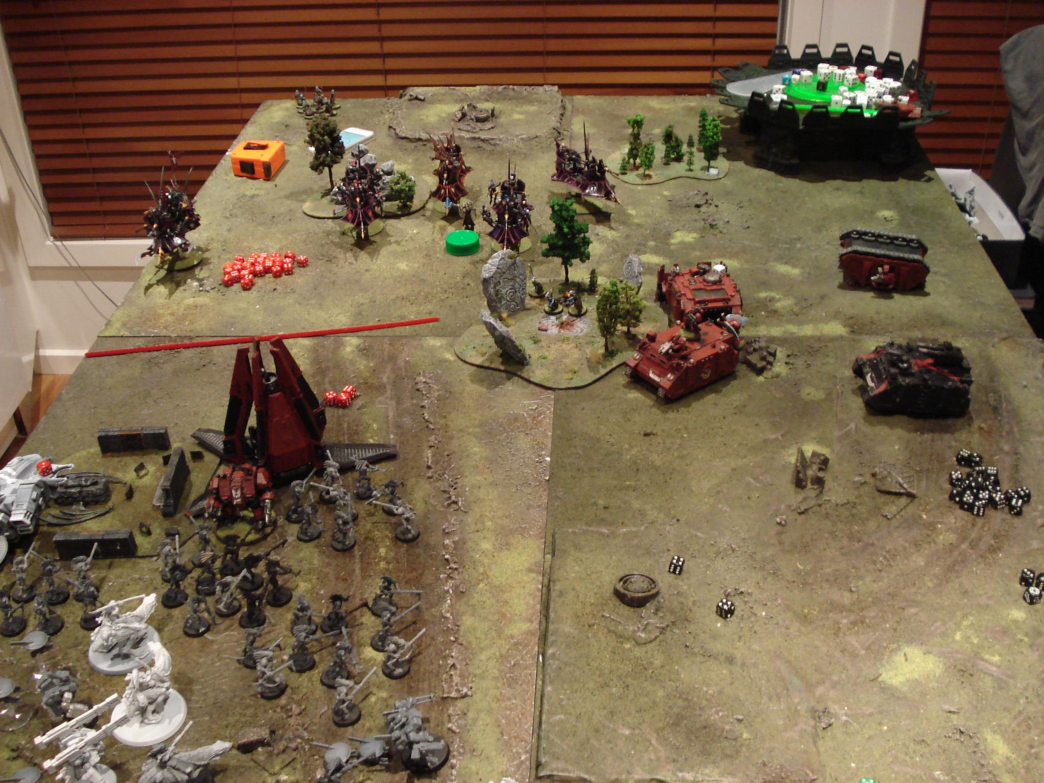 Blood Angels, Dark Eldar, Tau