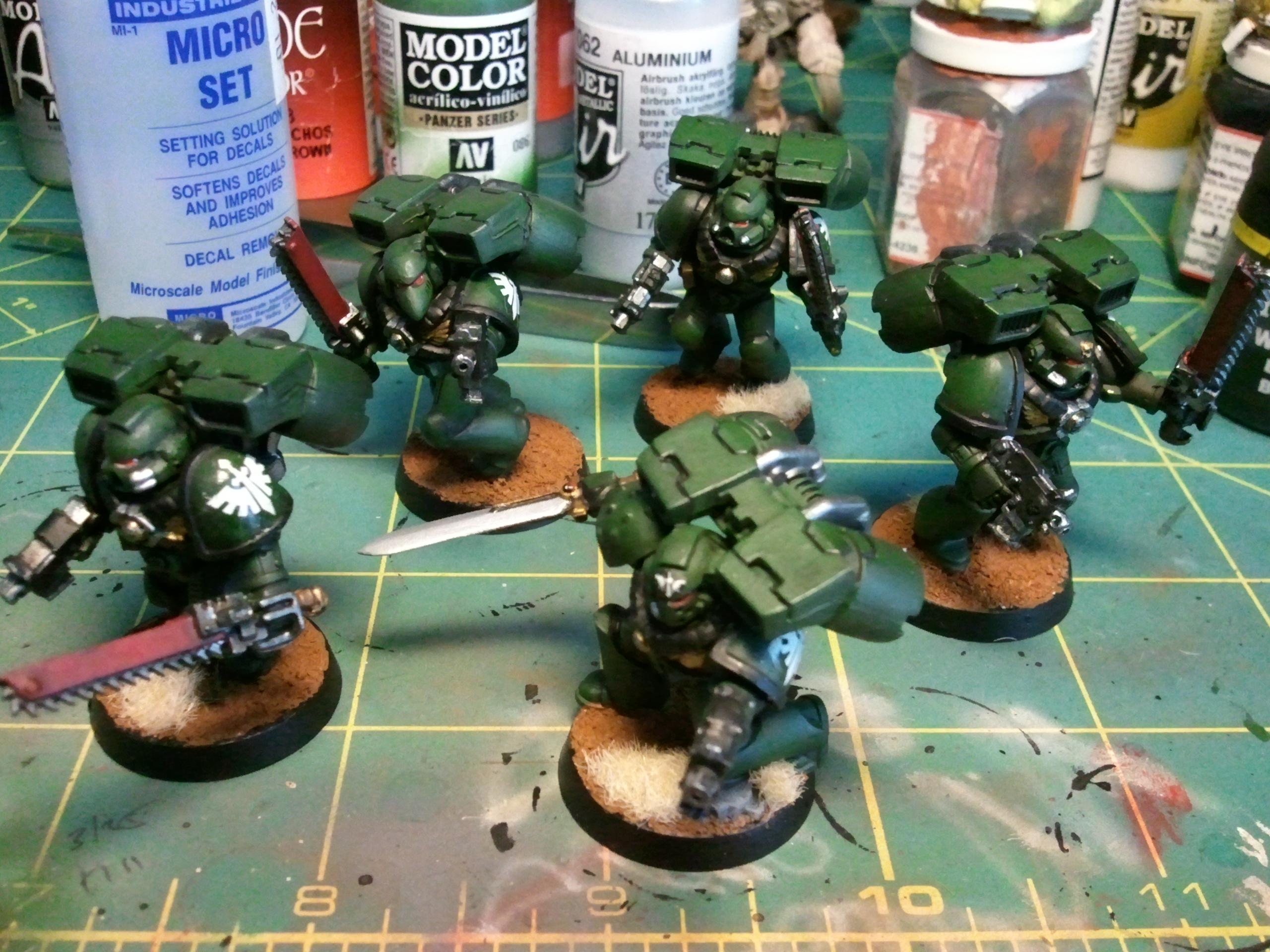 Assault Marines, Dark Angels, Space Marines, Warhammer 40,000, Warhammer Fantasy