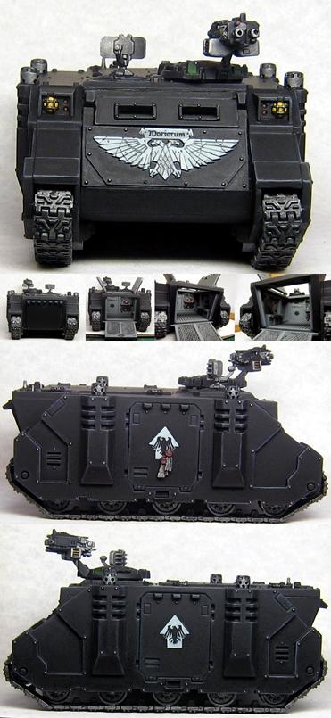 Astartes, Raven Guard, Rhino, Space Marines