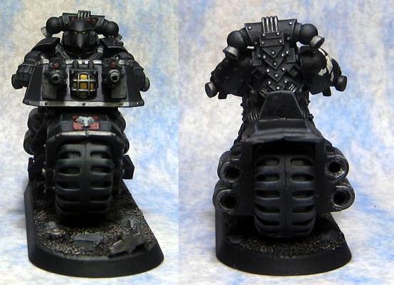 Astartes, Bike, Raven Guard, Space Marines
