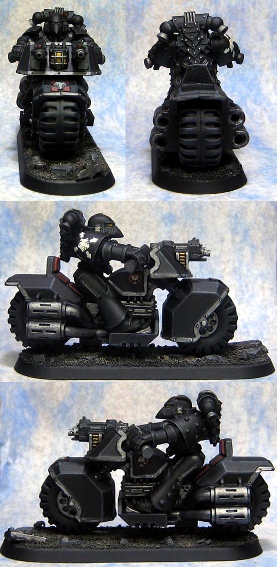 Astartes, Bike, Raven Guard, Space Marines