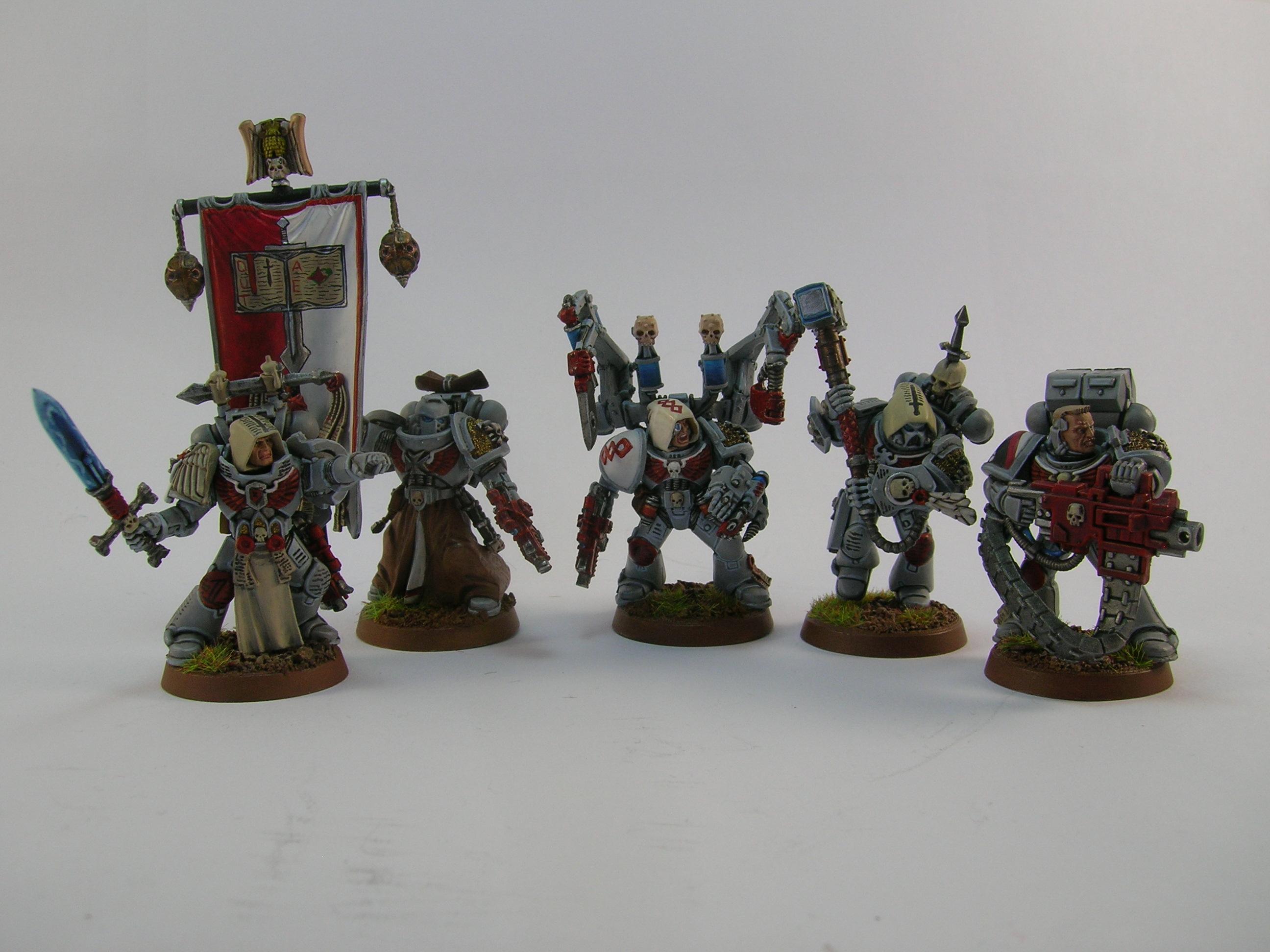 Command Squad, Painted Around 2009 To Current, Space Marines