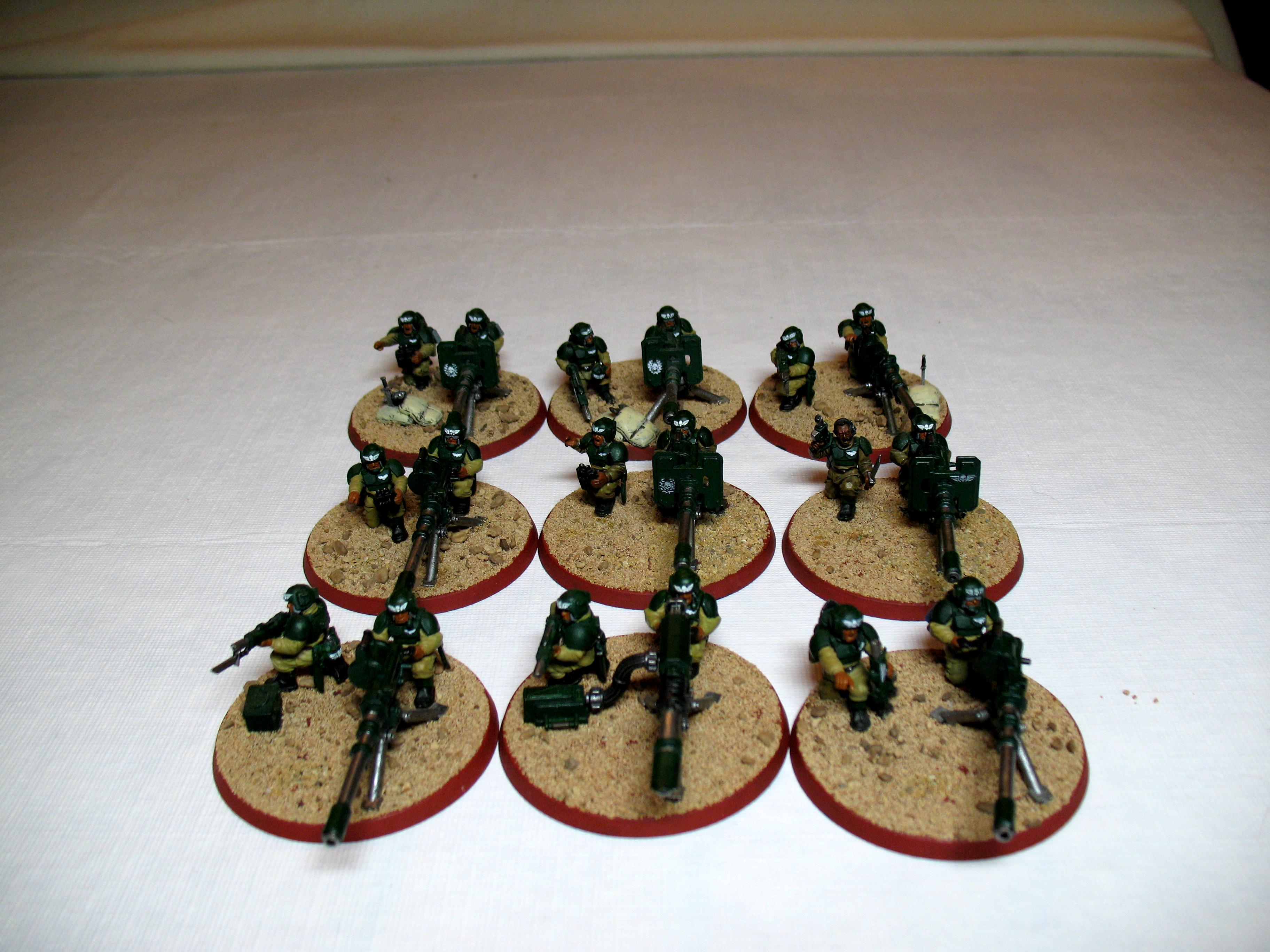 Cadians, Heavy Weapon Team, Imperial Guard, Warhammer 40,000