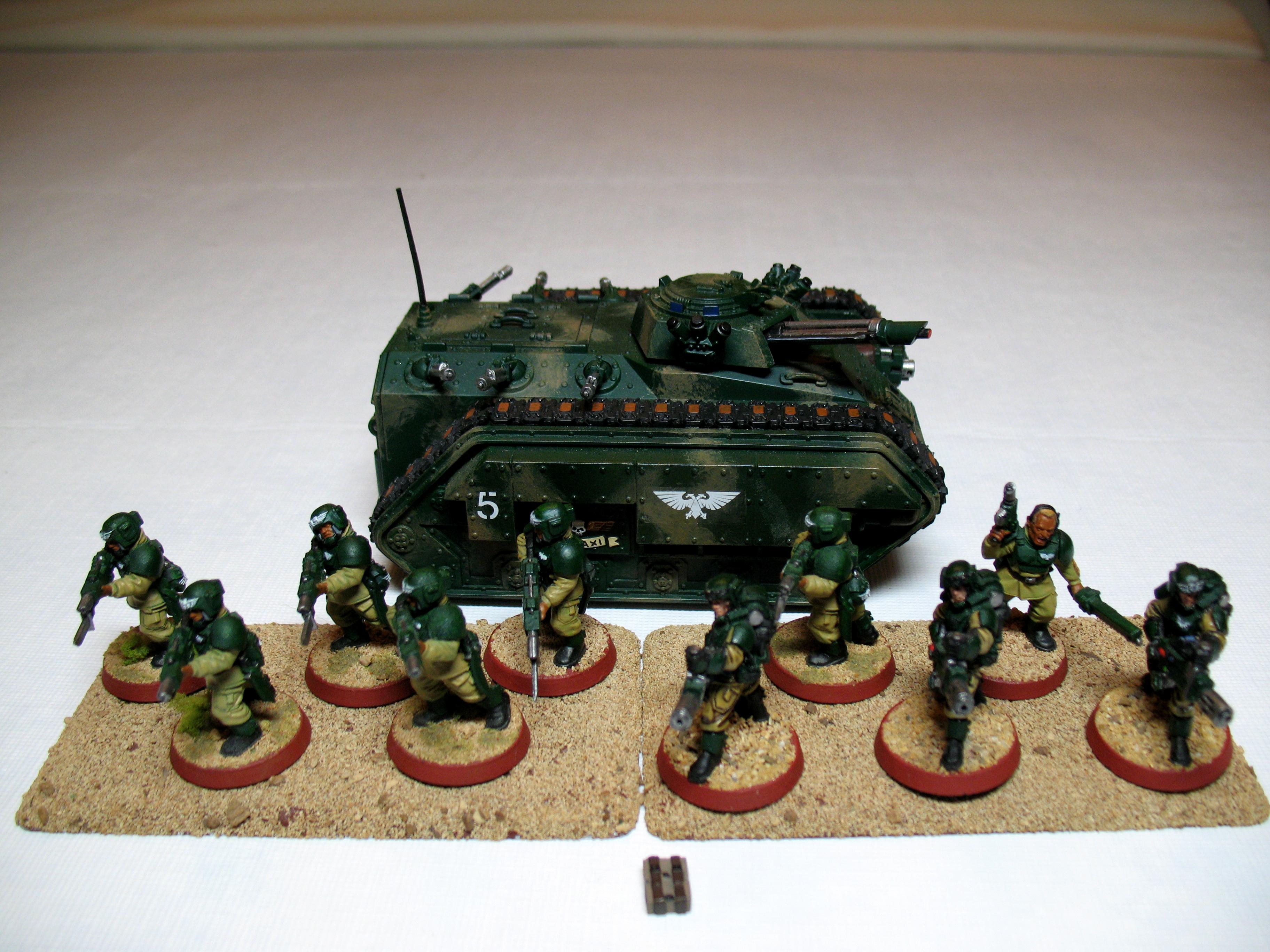 Cadians, Chimera, Demolitions, Imperial Guard, Meltagun, Veteran, Warhammer 40,000