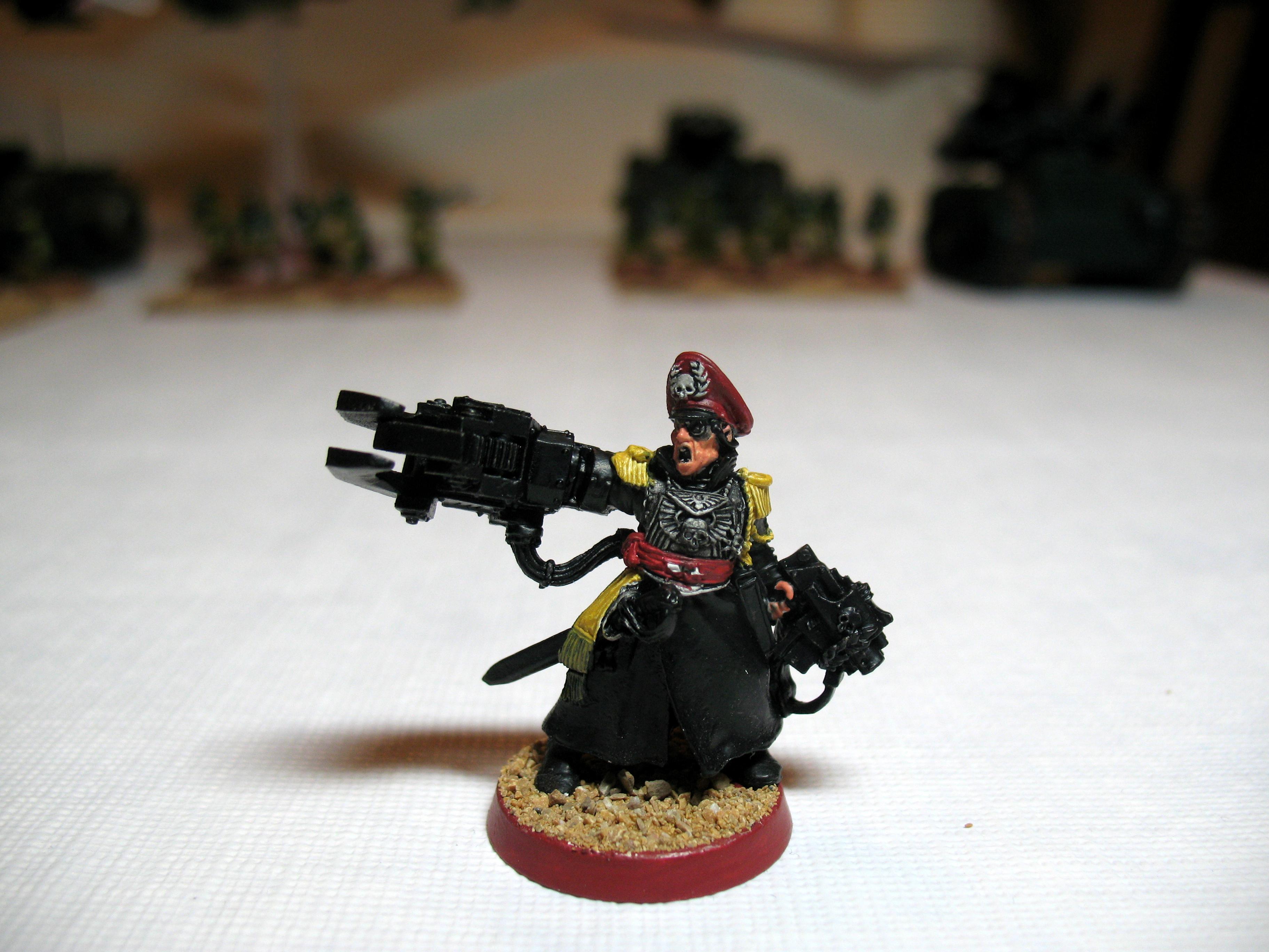 Cadians, Commissar, Imperial Guard, Warhammer 40,000, Yarrick