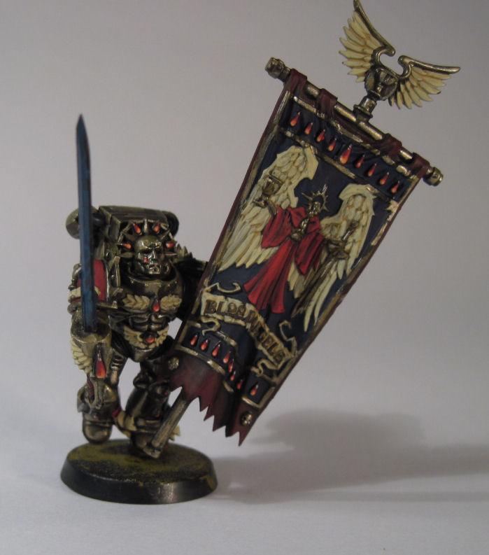 Blood Angels, Gold, Sanguinary Guard, Warhammer 40,000, Work In Progress